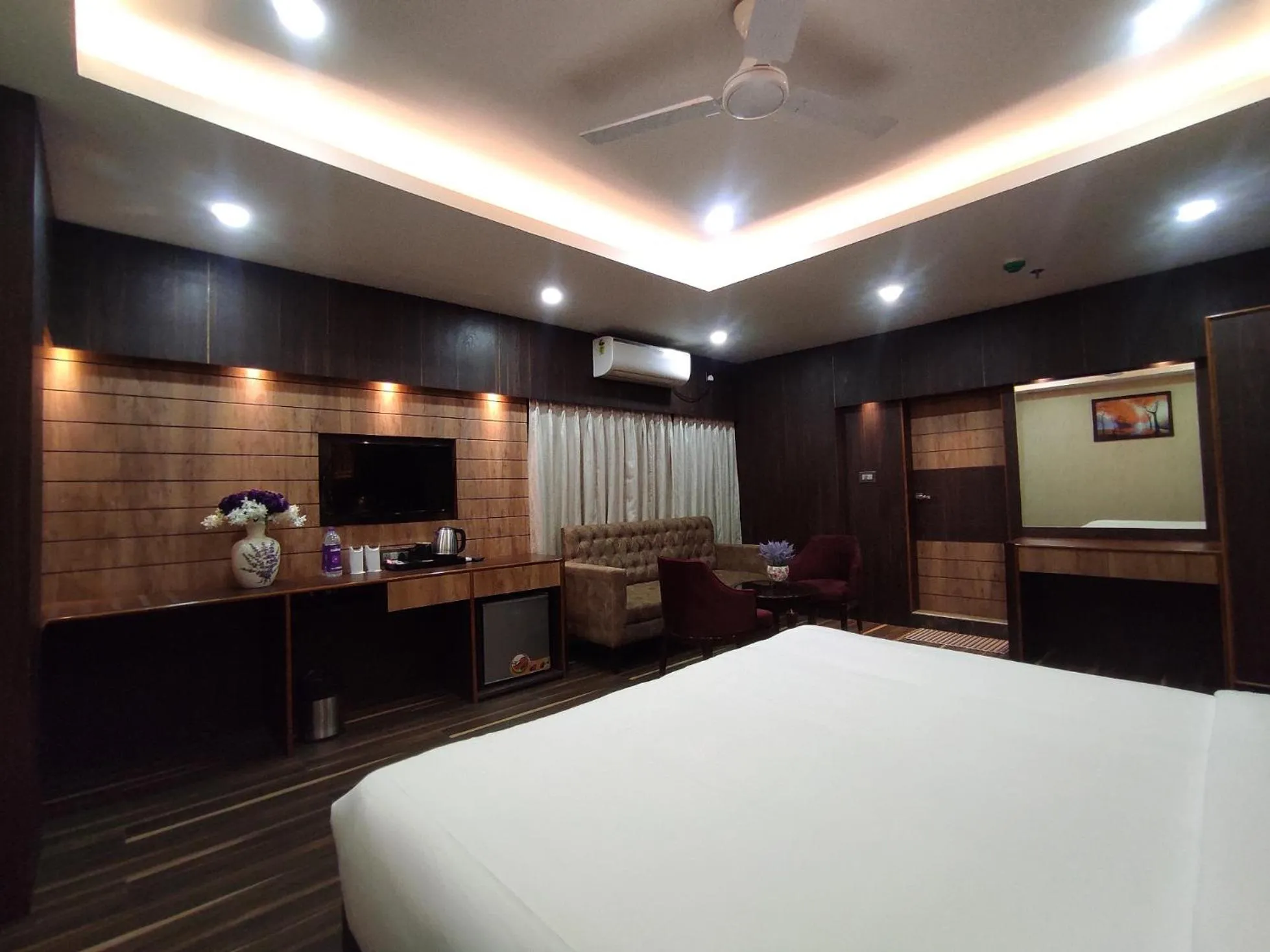 Bed in Hotel Aavas Inn