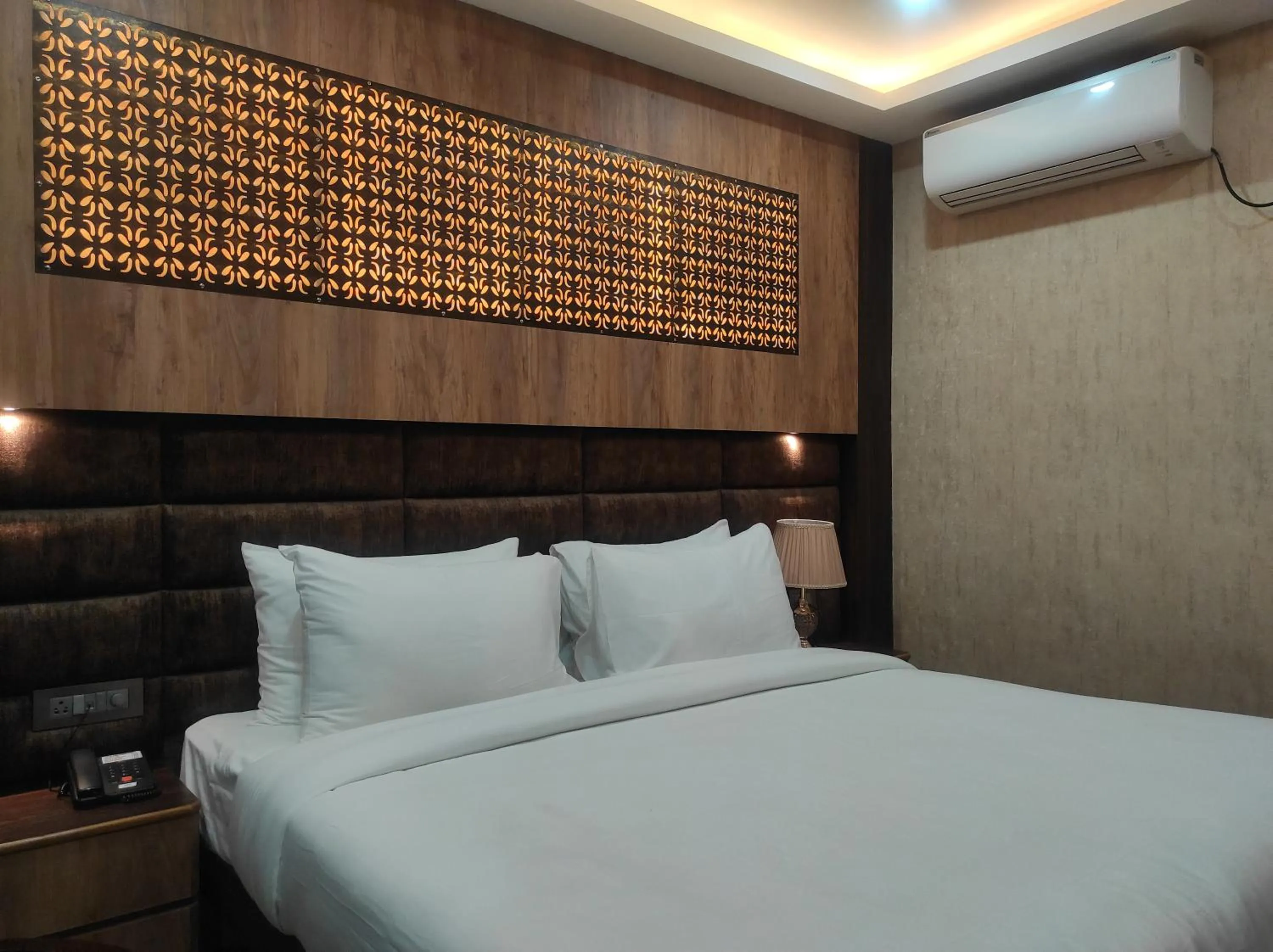 Bed in Hotel Aavas Inn