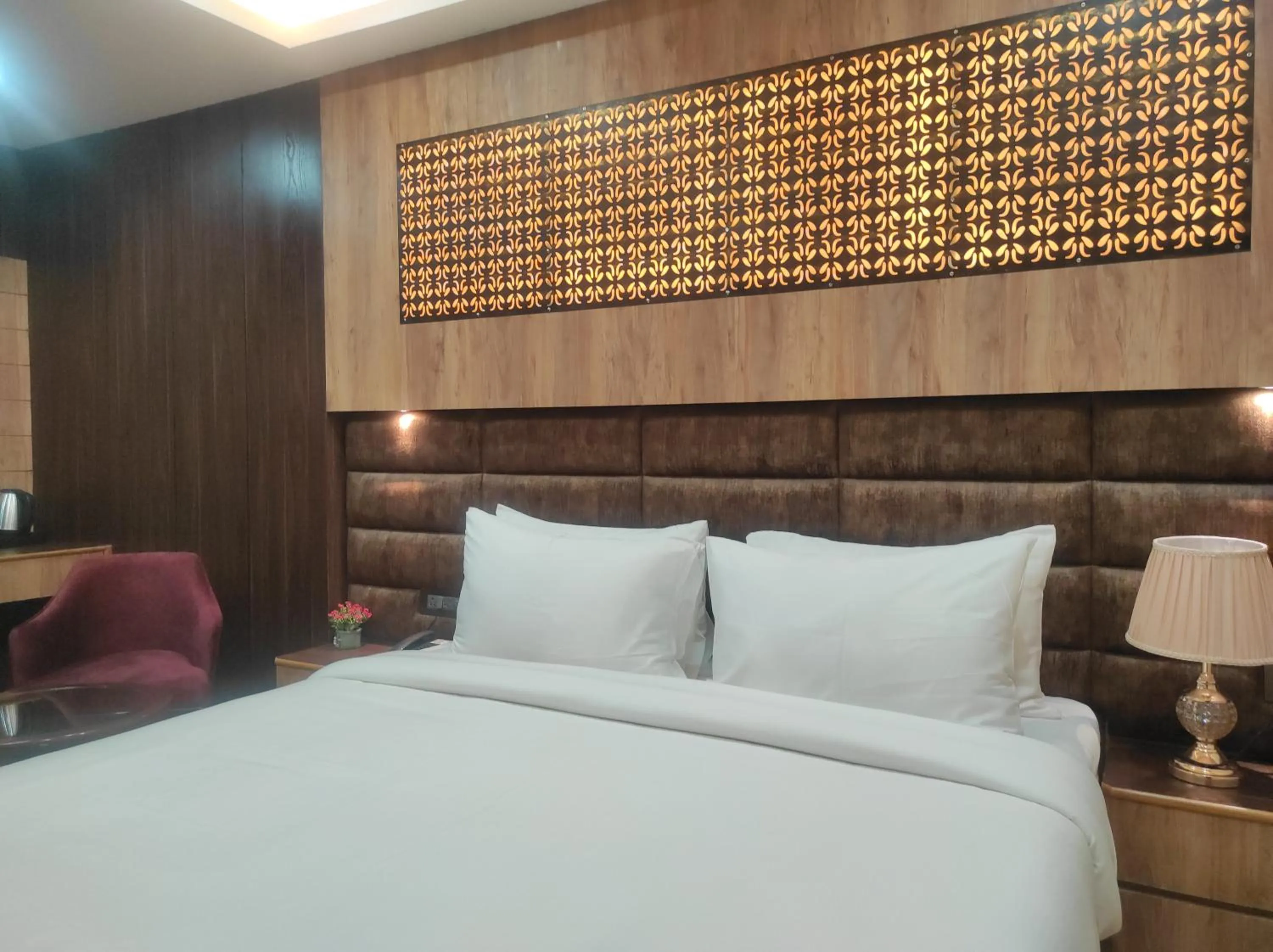 Bed in Hotel Aavas Inn