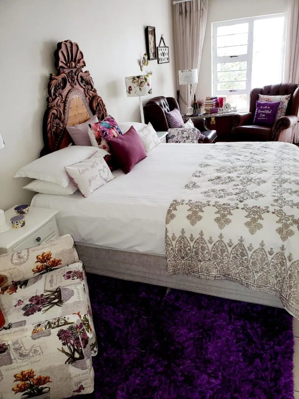 Bed in Gordon's Beach Lodge