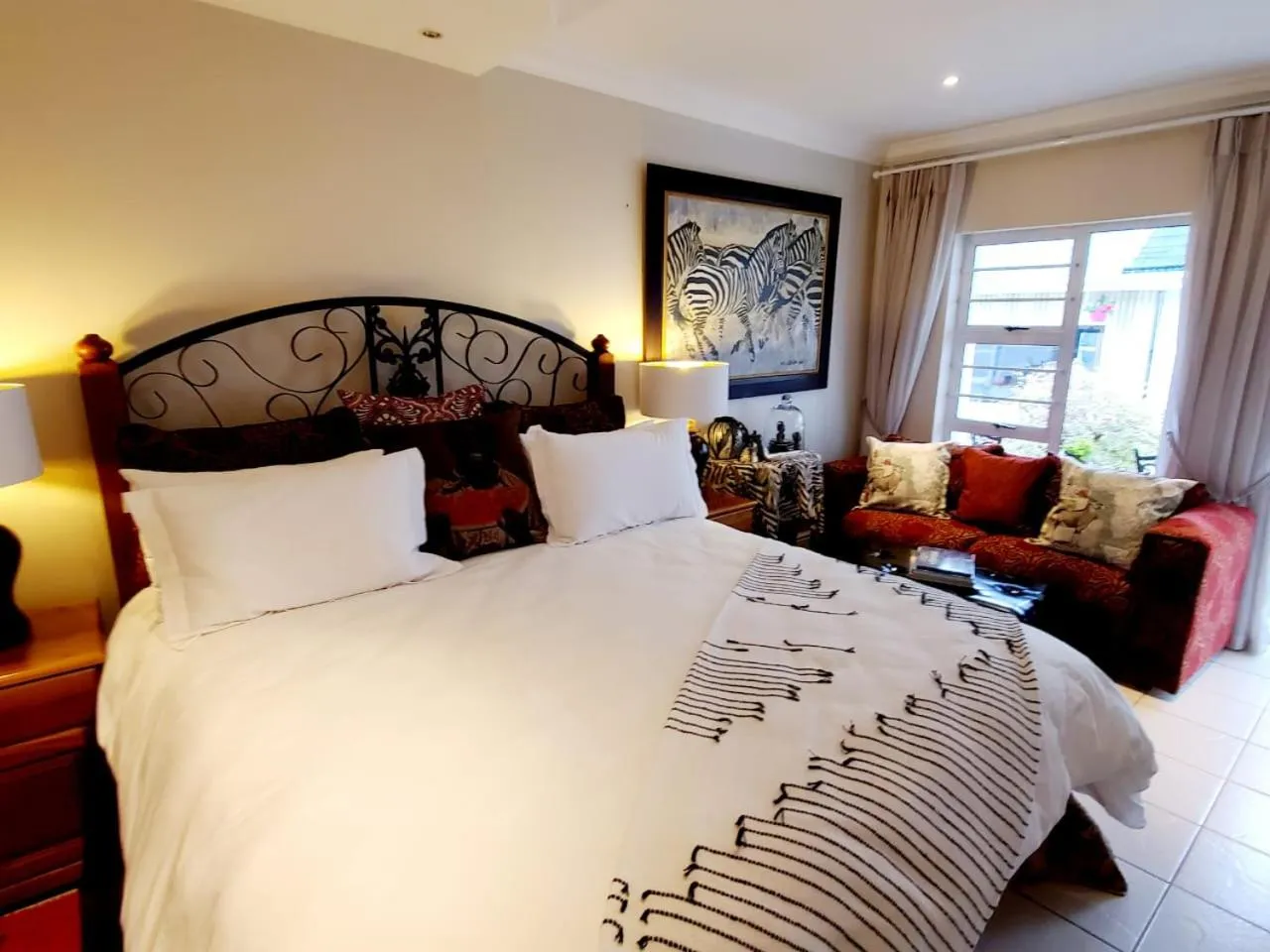 Bed in Gordon's Beach Lodge