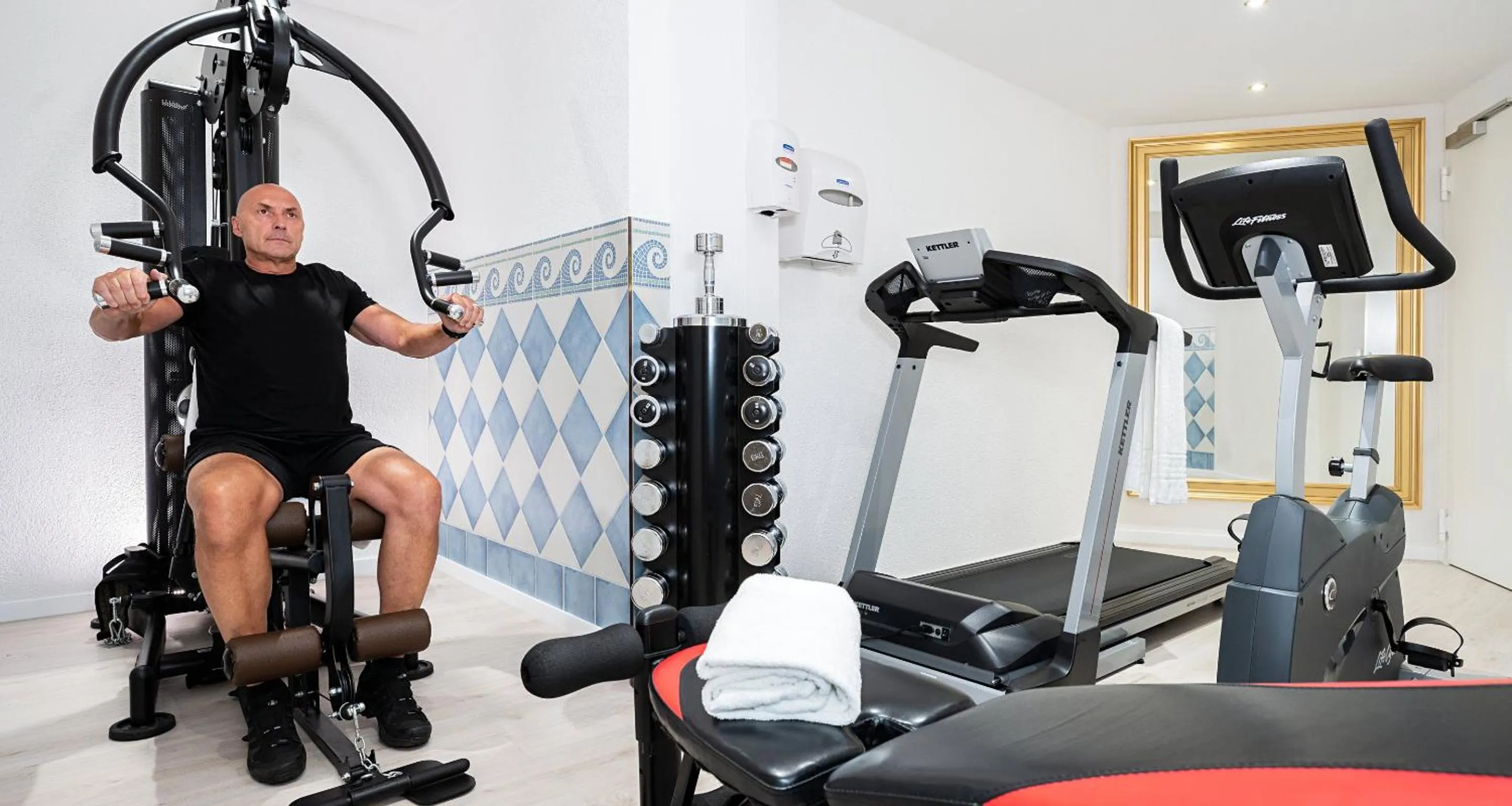 Fitness centre/facilities in Victor's Residenz-Hotel Saarbrücken