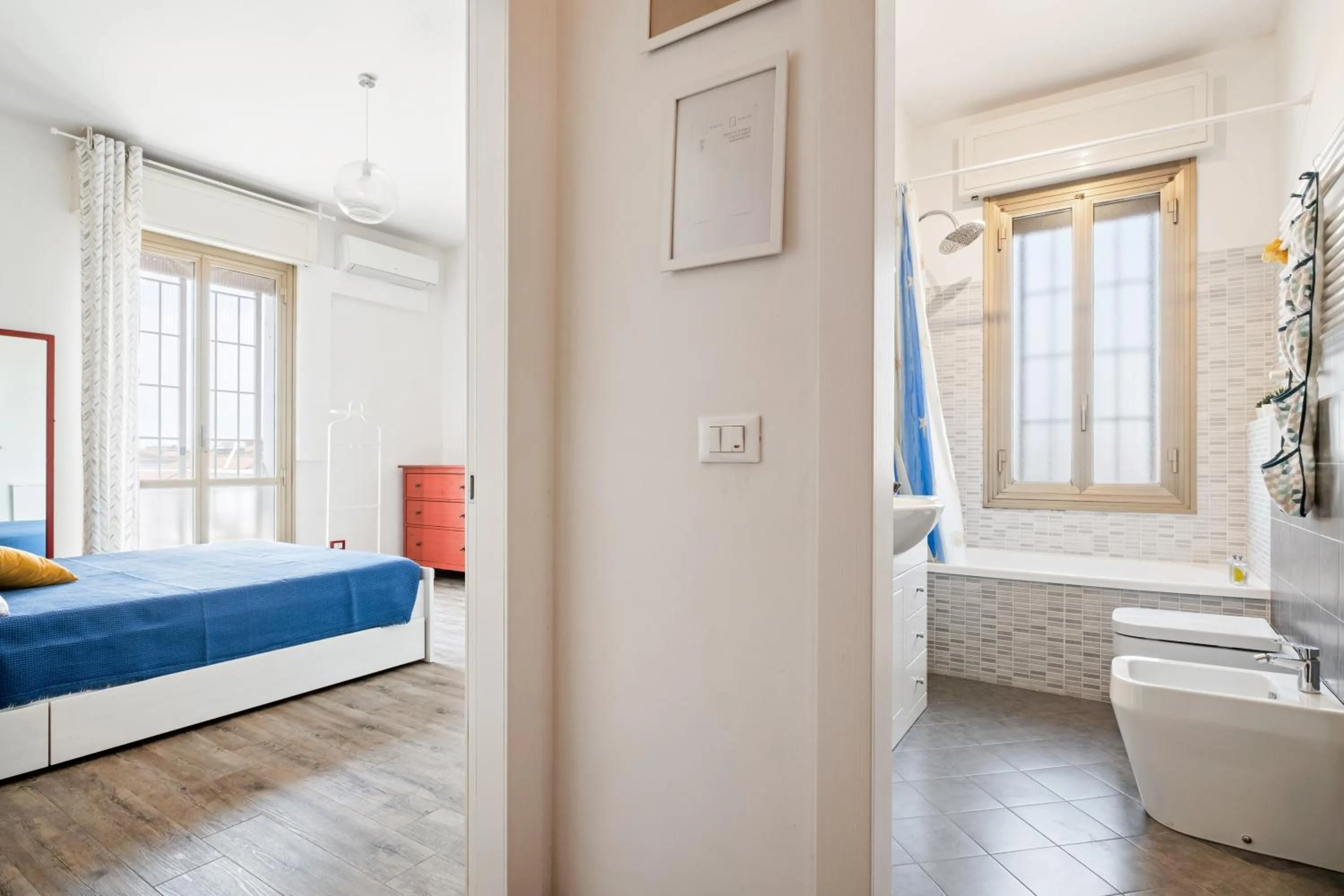 Bedroom, Bed in GuestHost - Bolognina Cozy Apartment