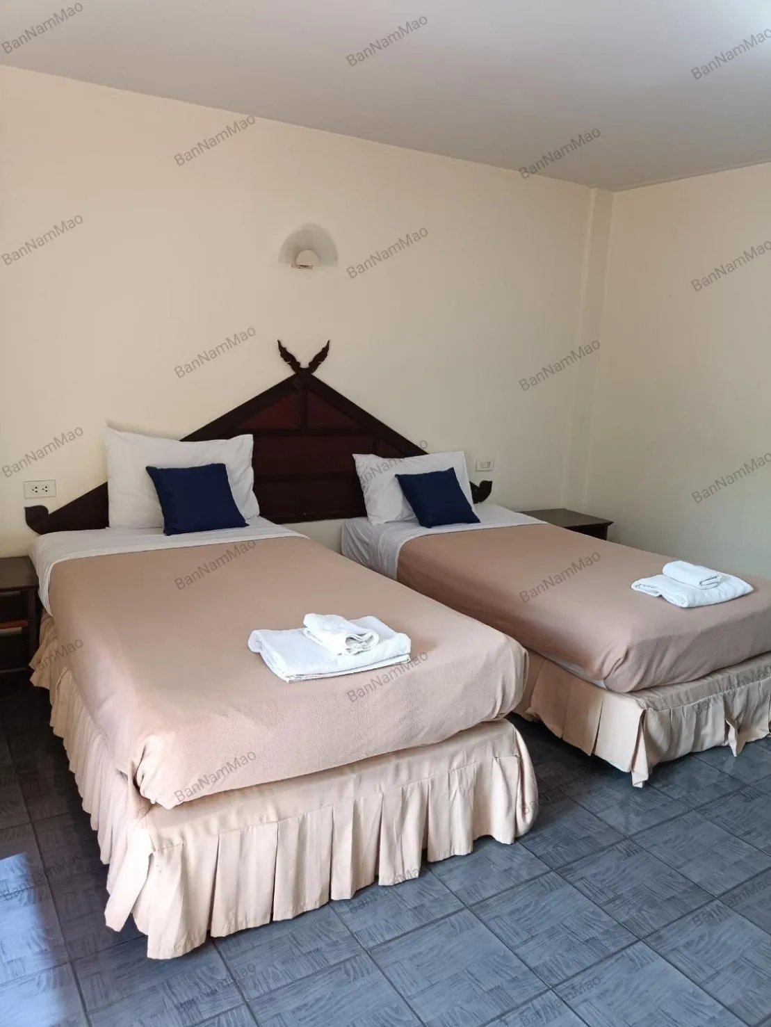 Bedroom, Bed in Ban Nam Mao Resort