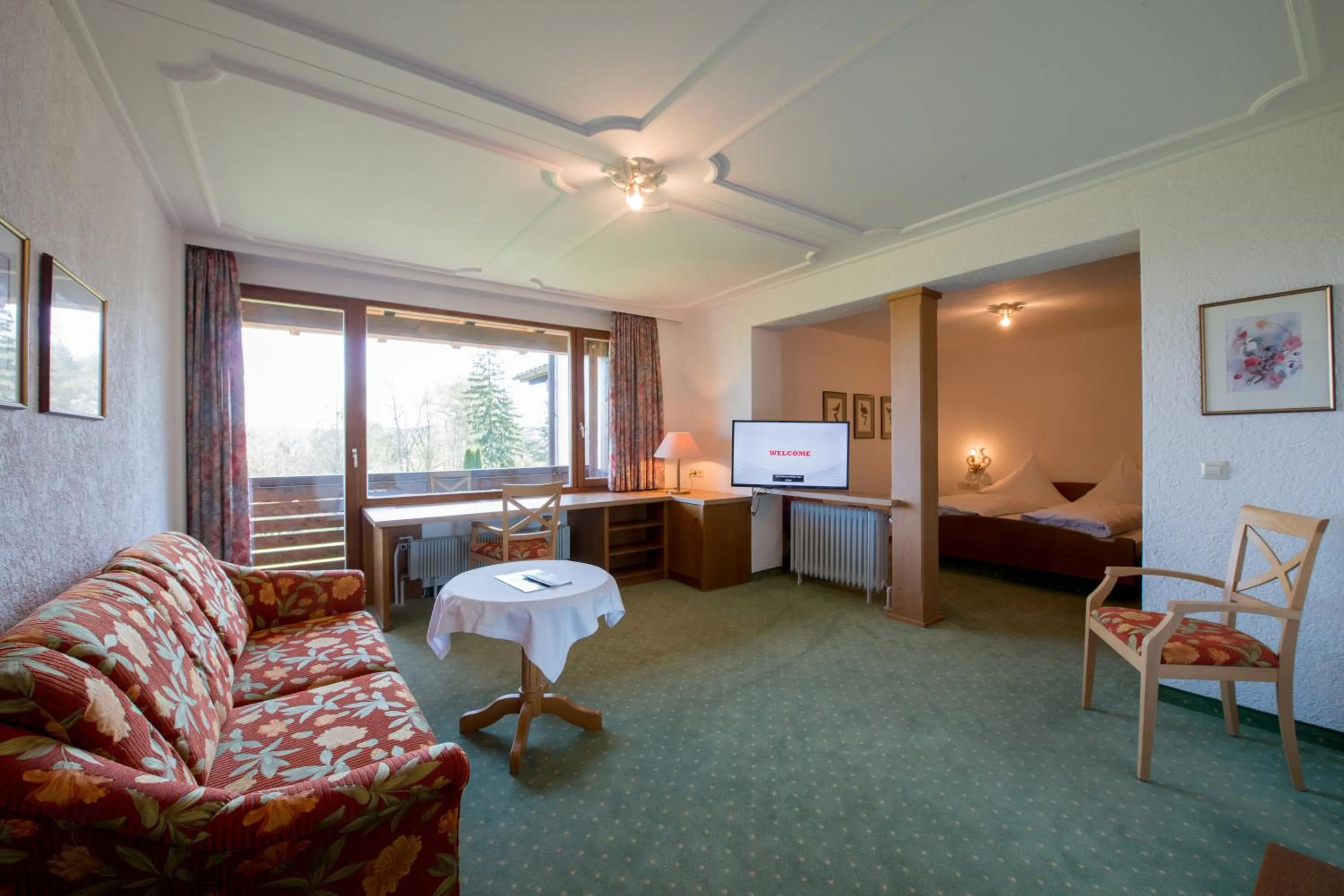 Photo of the whole room, Bed in Hotel St. Ulrich Garni