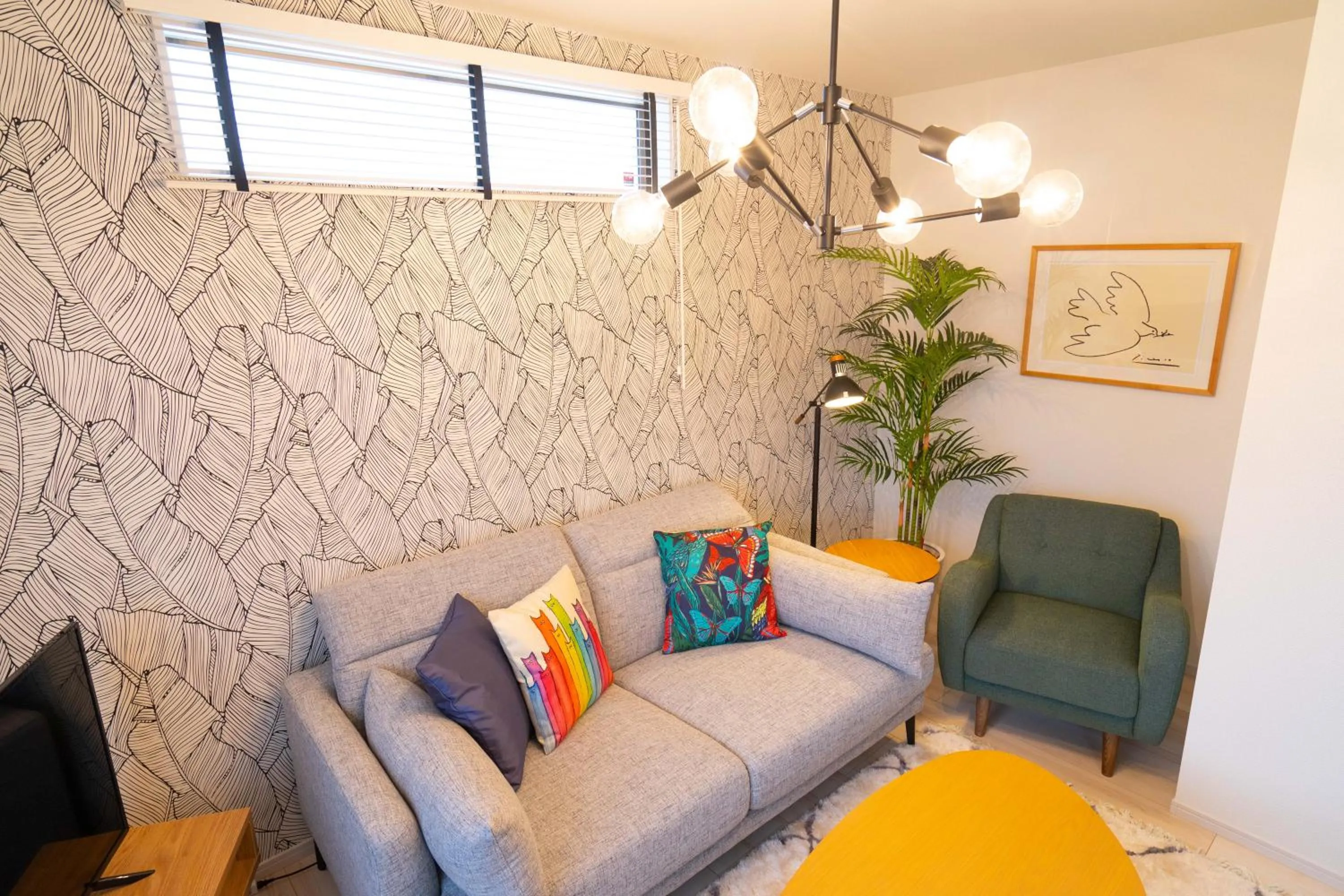 Living room in OKINAWA BEACH HOUSE Golden Drop S