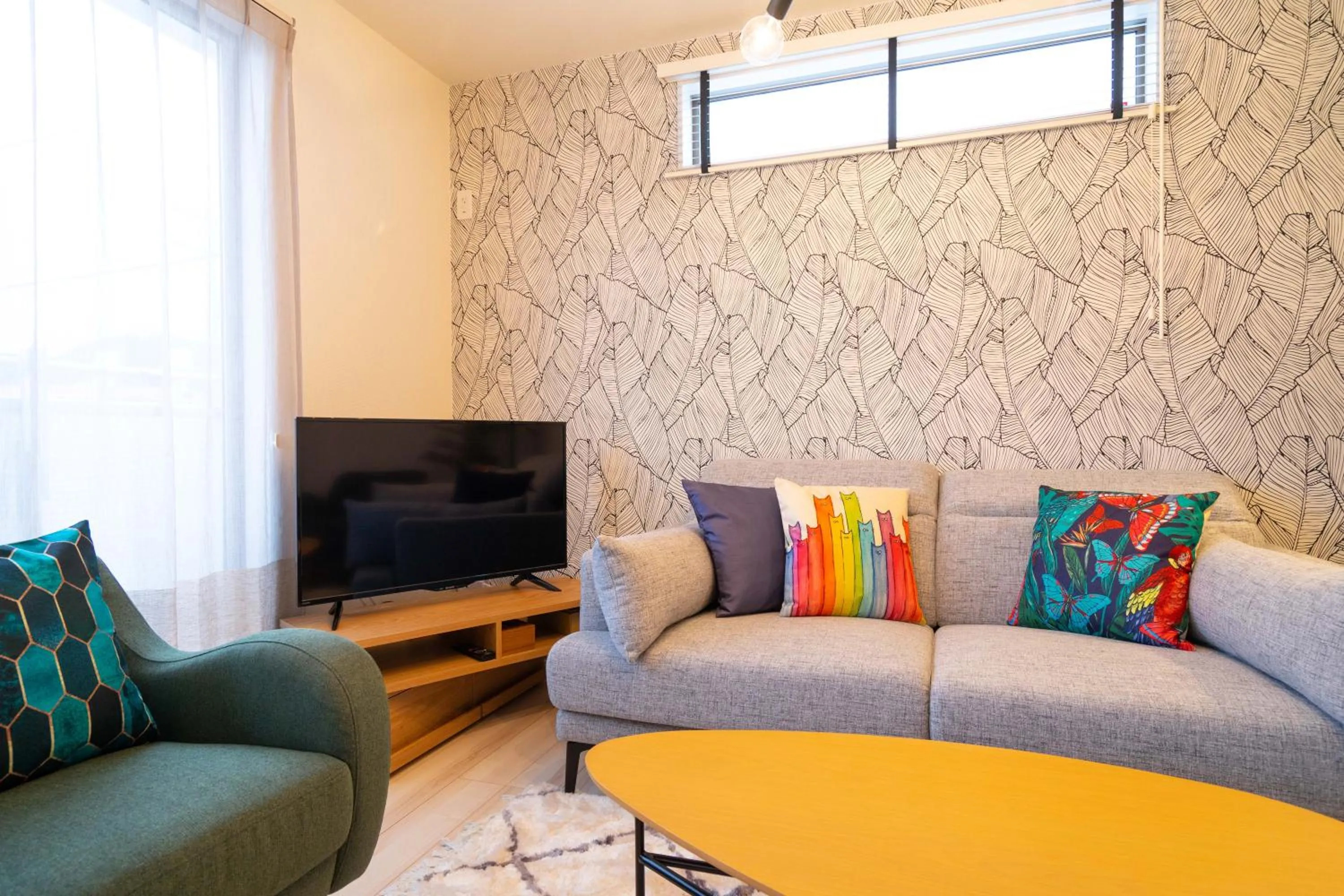 Living room in OKINAWA BEACH HOUSE Golden Drop S