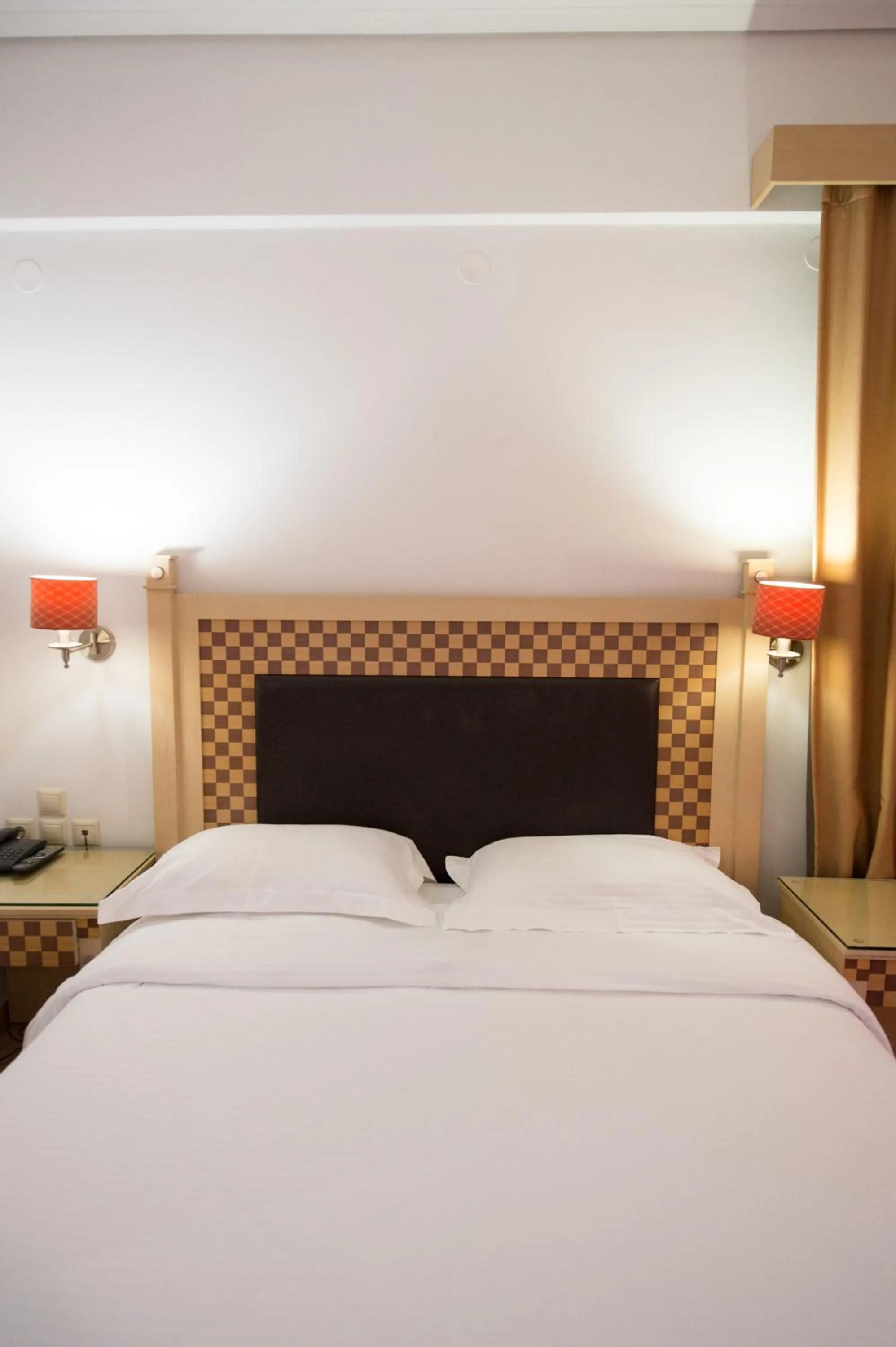 Bed in Premier Agrinio Heart Hotel