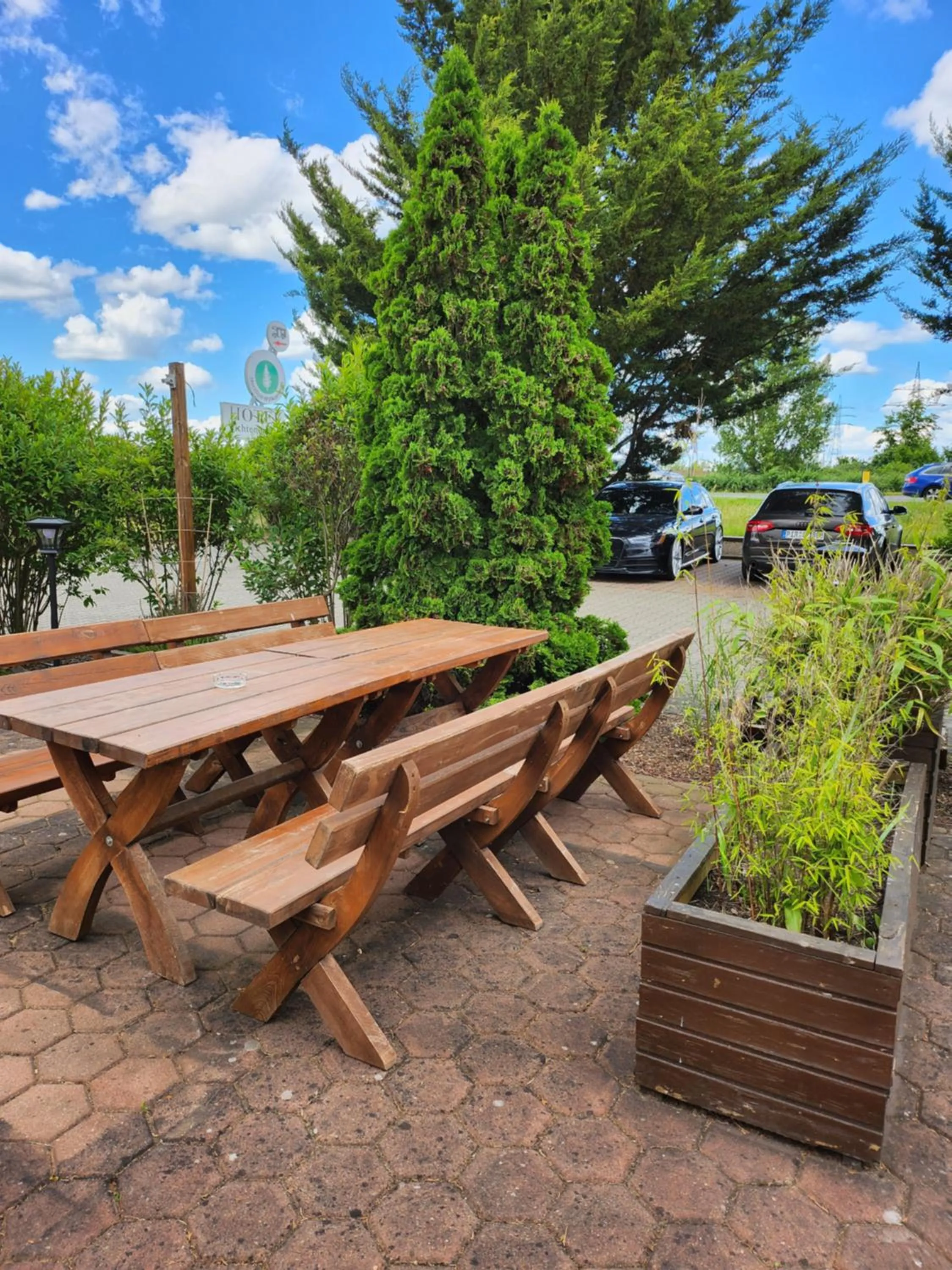 Balcony/Terrace in Hotel Zur Fichtenbreite -Garni-