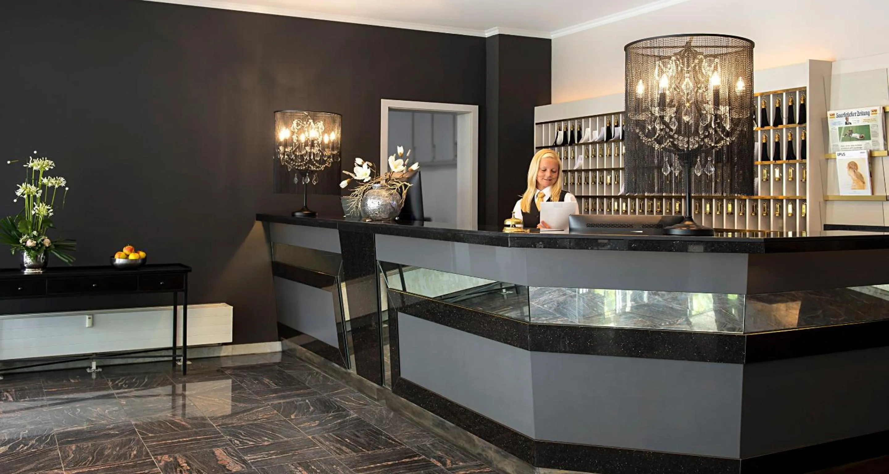 Lobby or reception in Victor's Residenz-Hotel Saarlouis