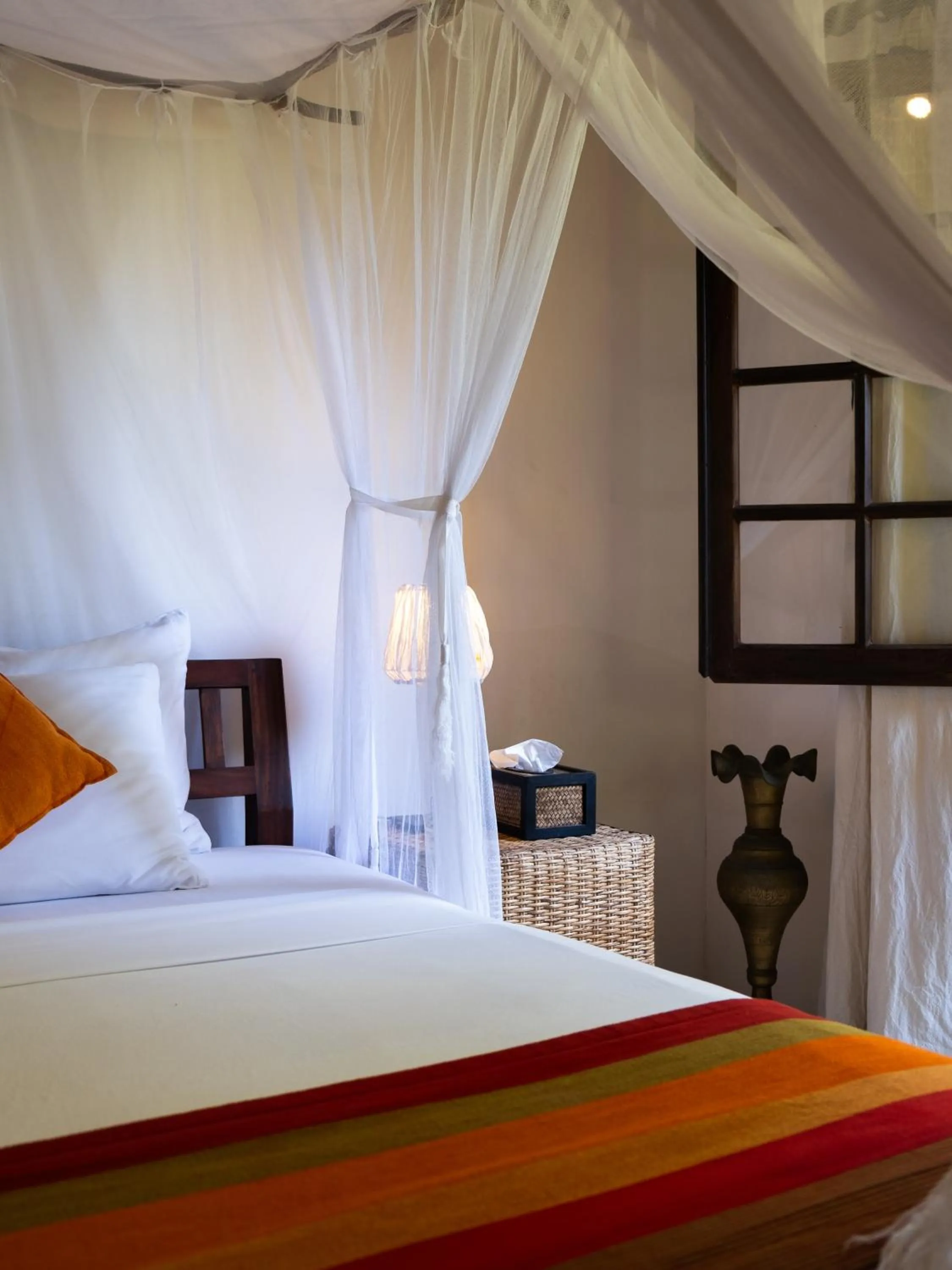 Bed in Dunes Unawatuna Hotel