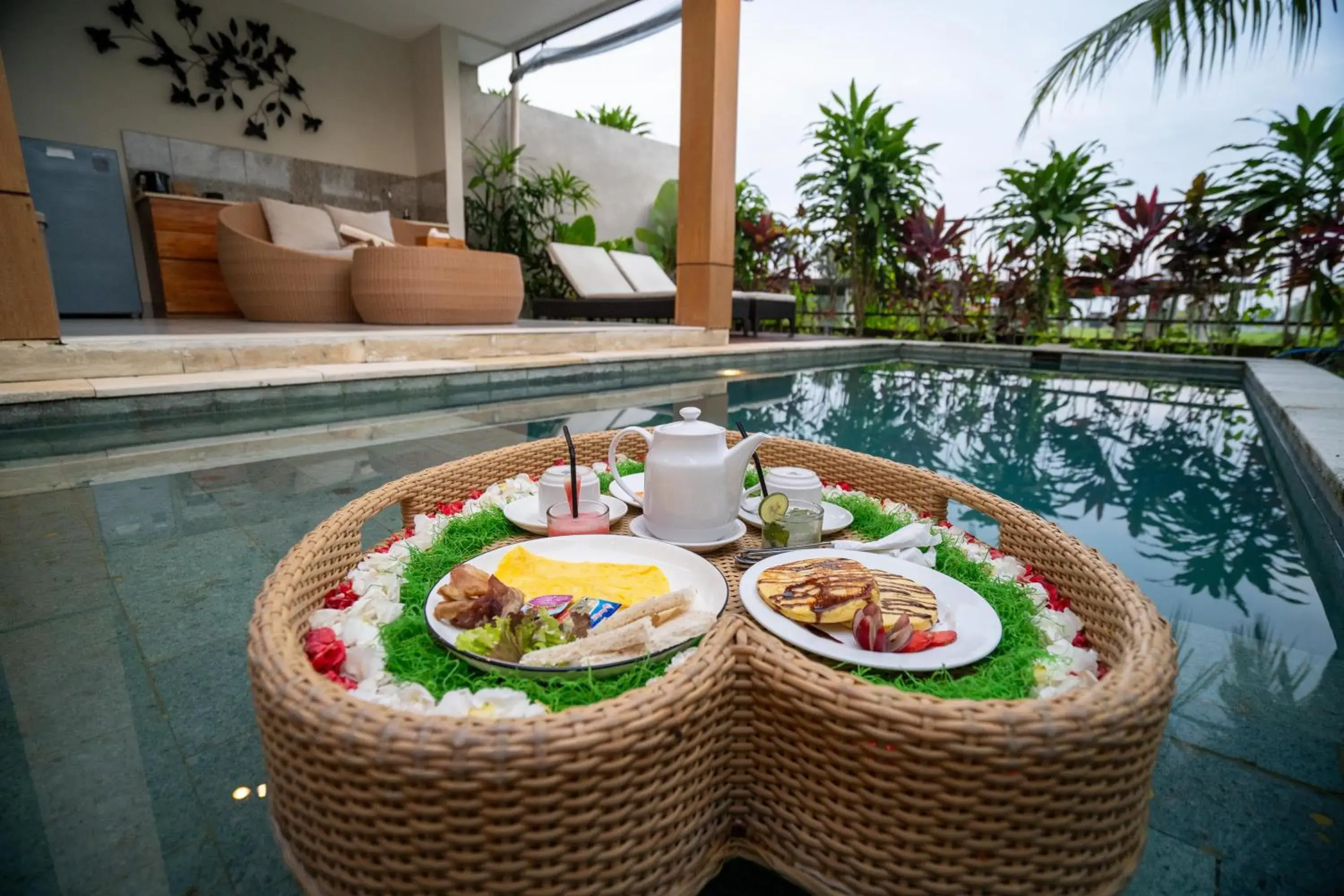 Pool view in Arta Private Villa Pool view in Arta Private Villa