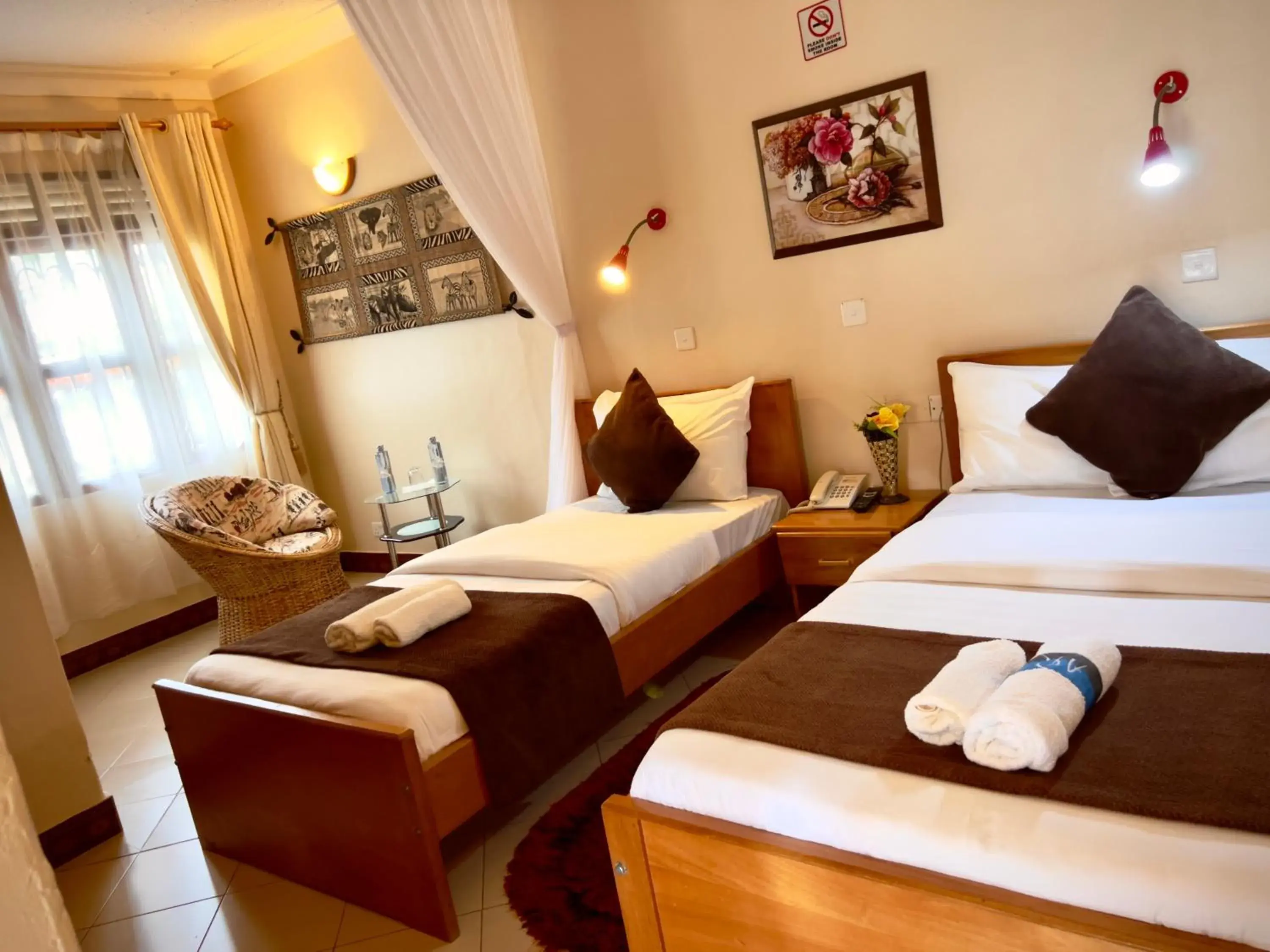 Photo of the whole room, Bed in Sunset Hotel Entebbe Photo of the whole room, Bed in Sunset Hotel Entebbe