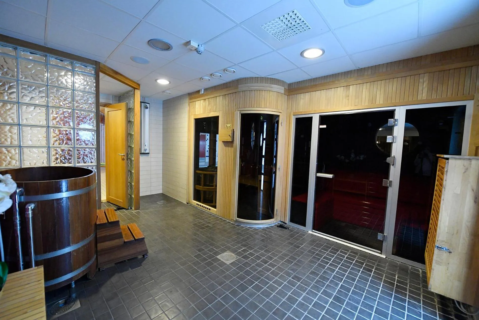 Sauna in Lägenhetshotell Varvet