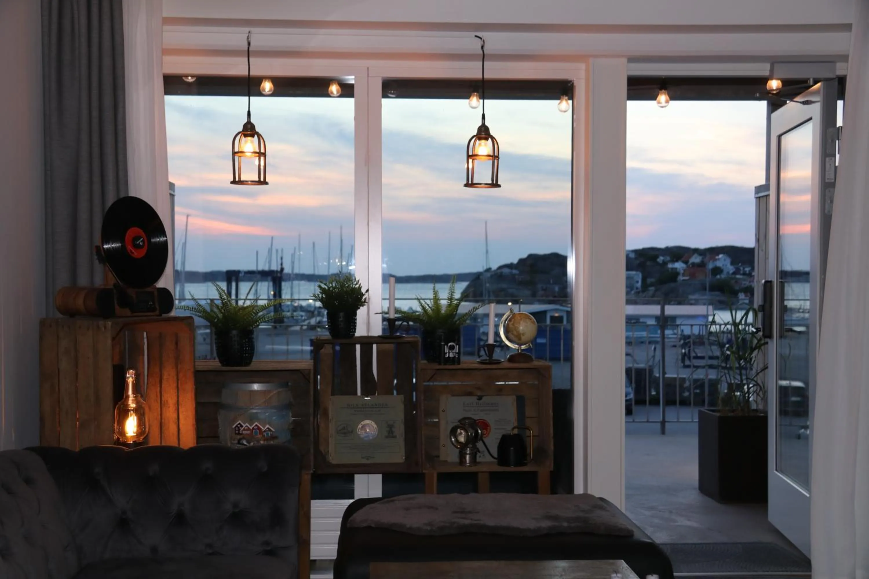 Patio in Lägenhetshotell Varvet