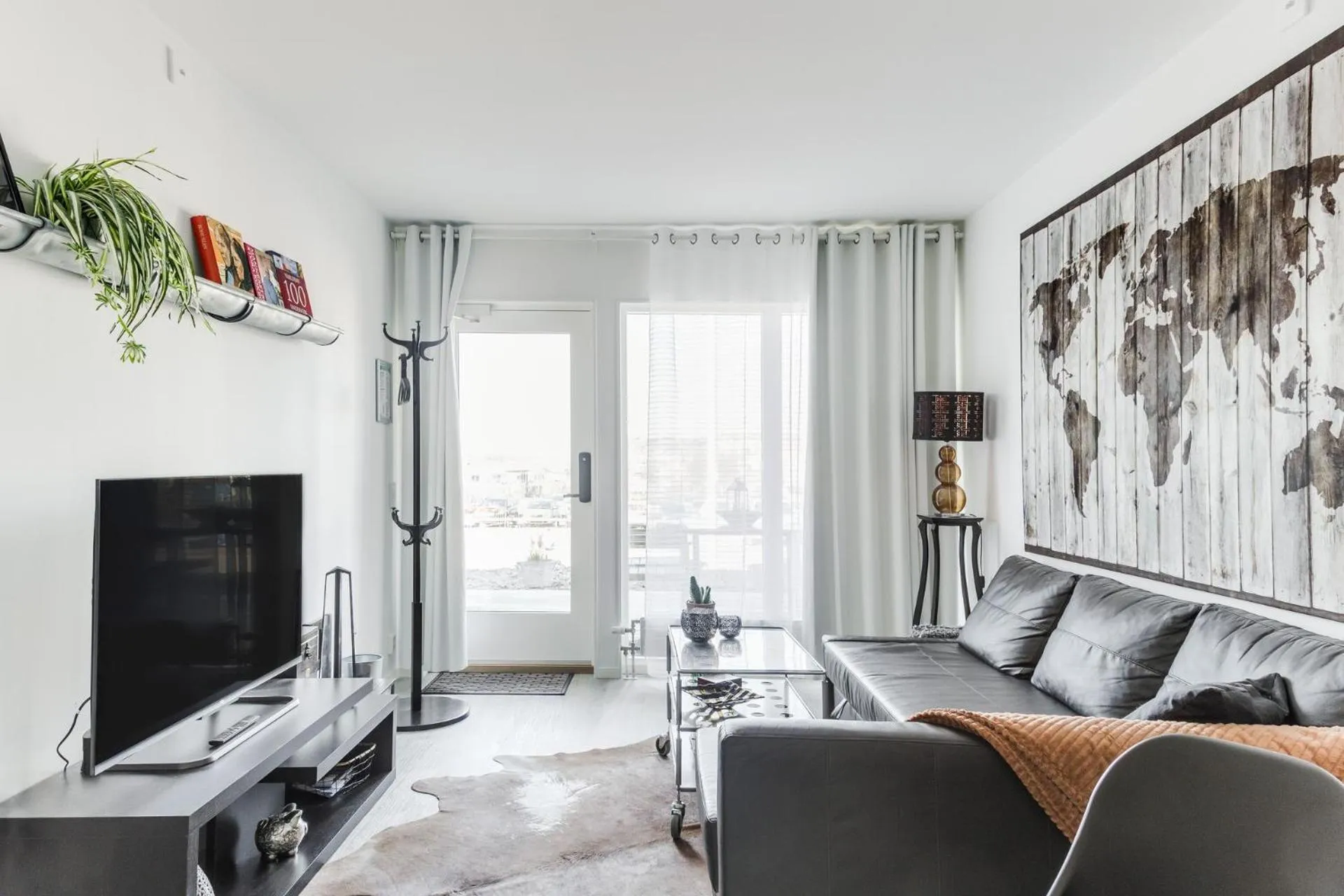 Living room in Lägenhetshotell Varvet