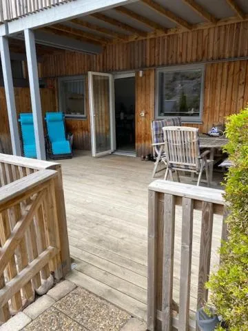 Patio in Lägenhetshotell Varvet