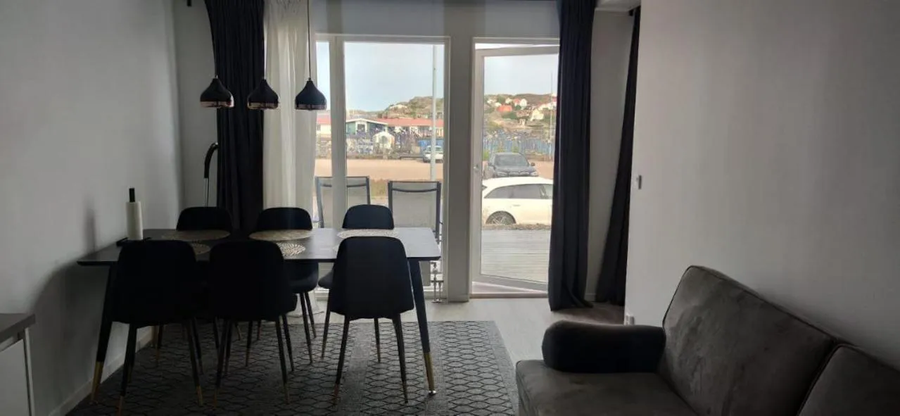 Dining area in Lägenhetshotell Varvet