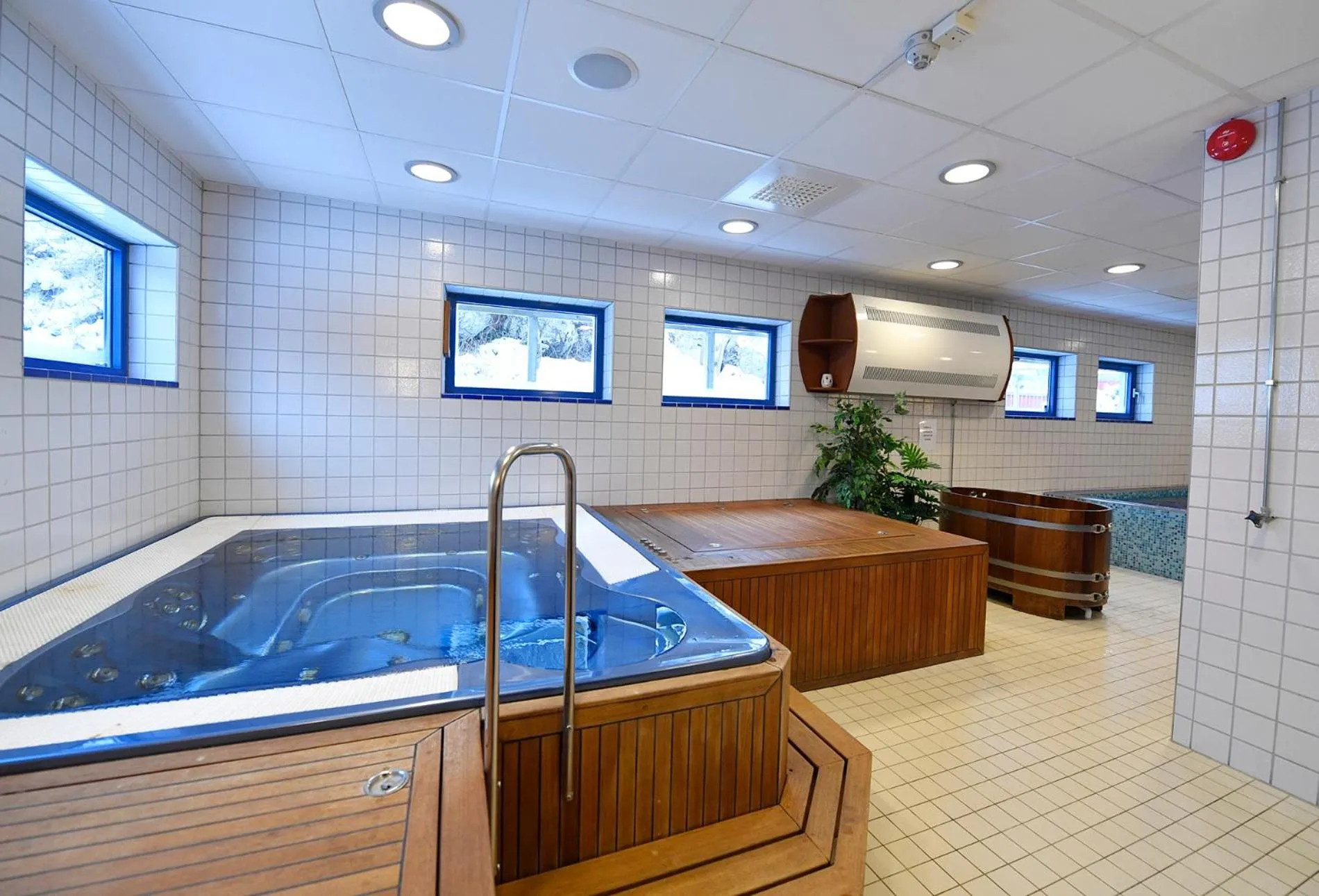 Hot Tub in Lägenhetshotell Varvet