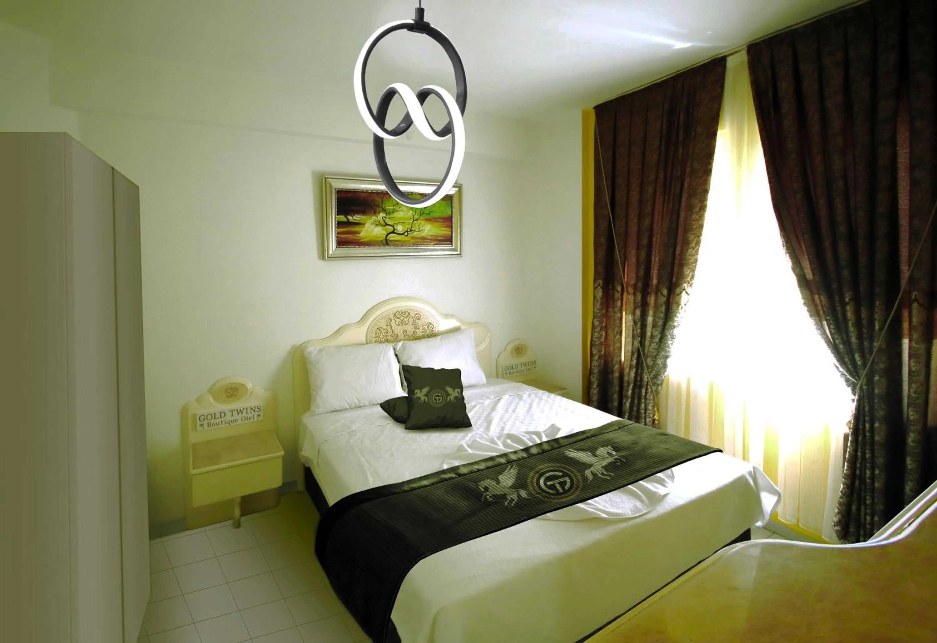 Photo of the whole room, Bed in Gold Twins Boutique Hotel