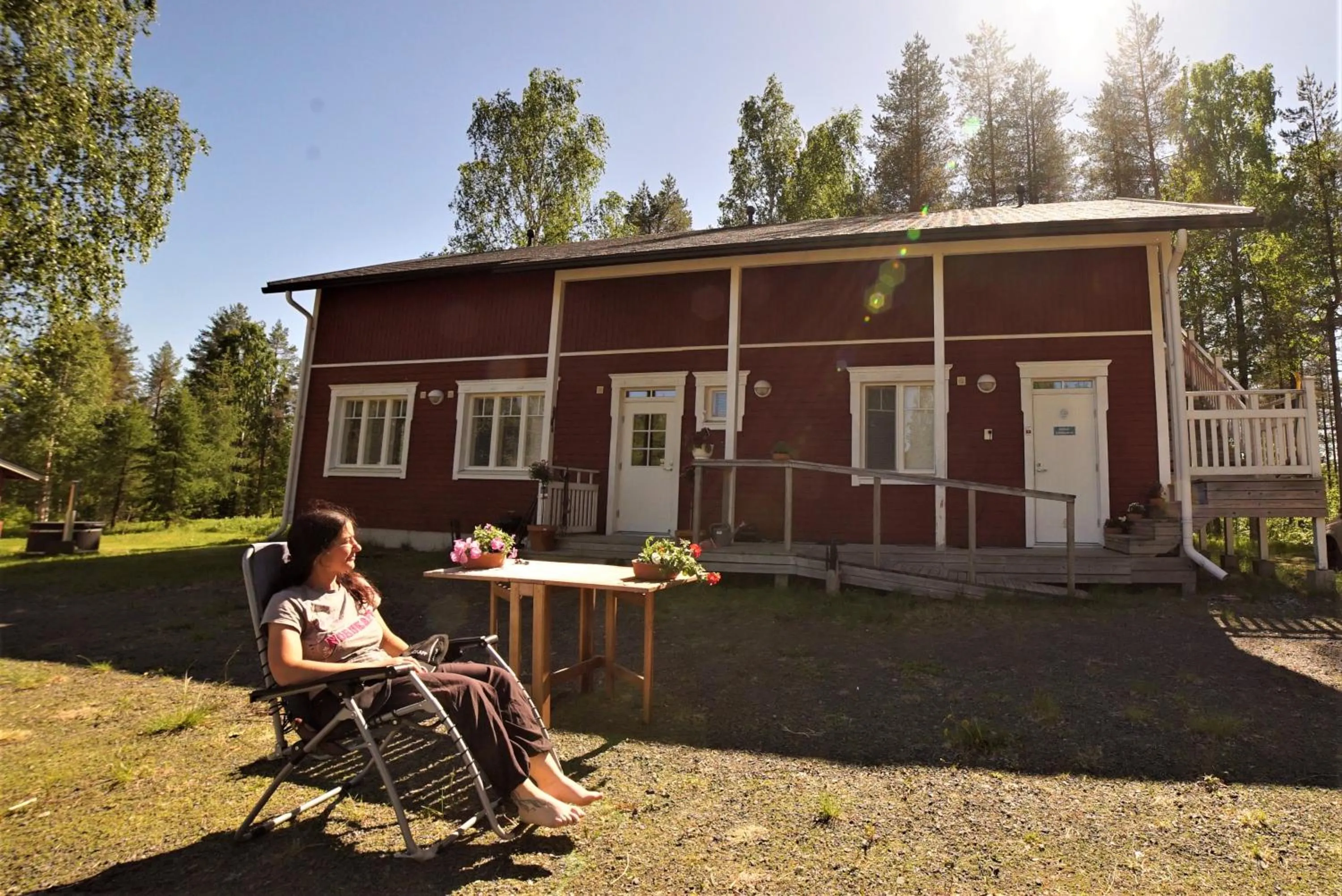 Balcony/Terrace in Old Pine Husky Lodge
