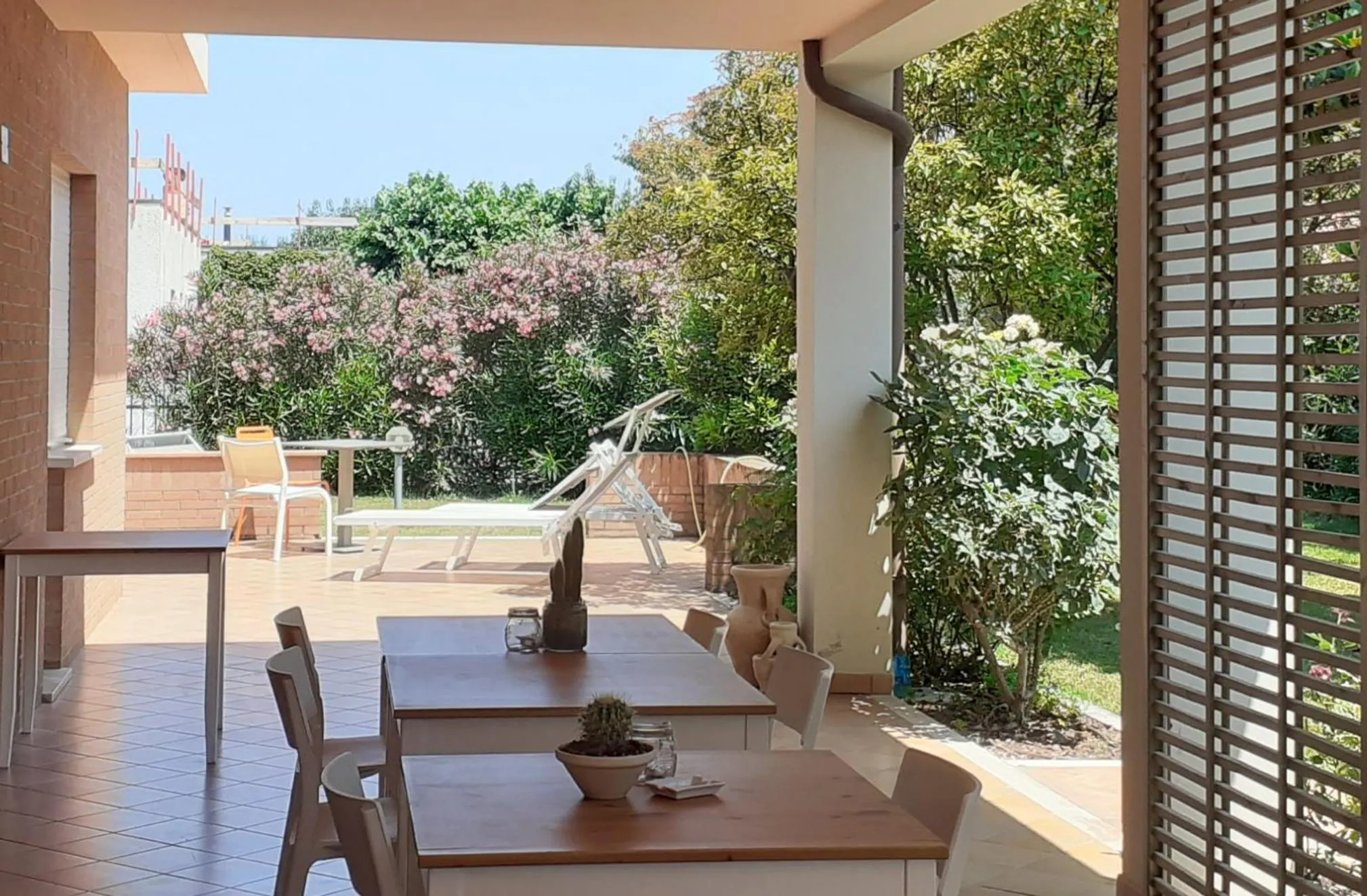 Garden view in La Principessa Nera B&B