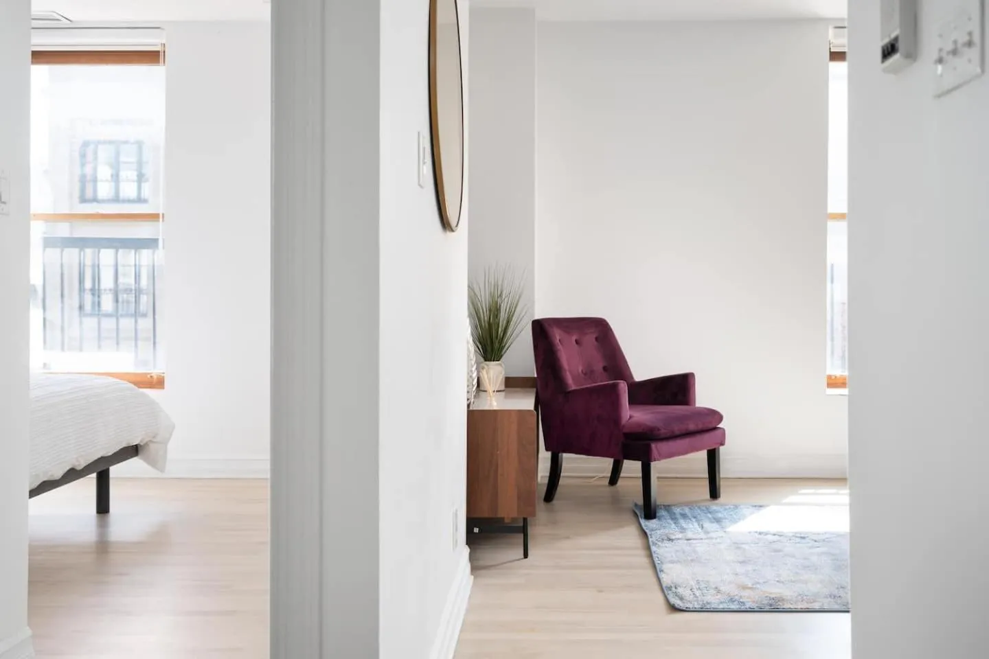 Bed in Le Nomade MTL