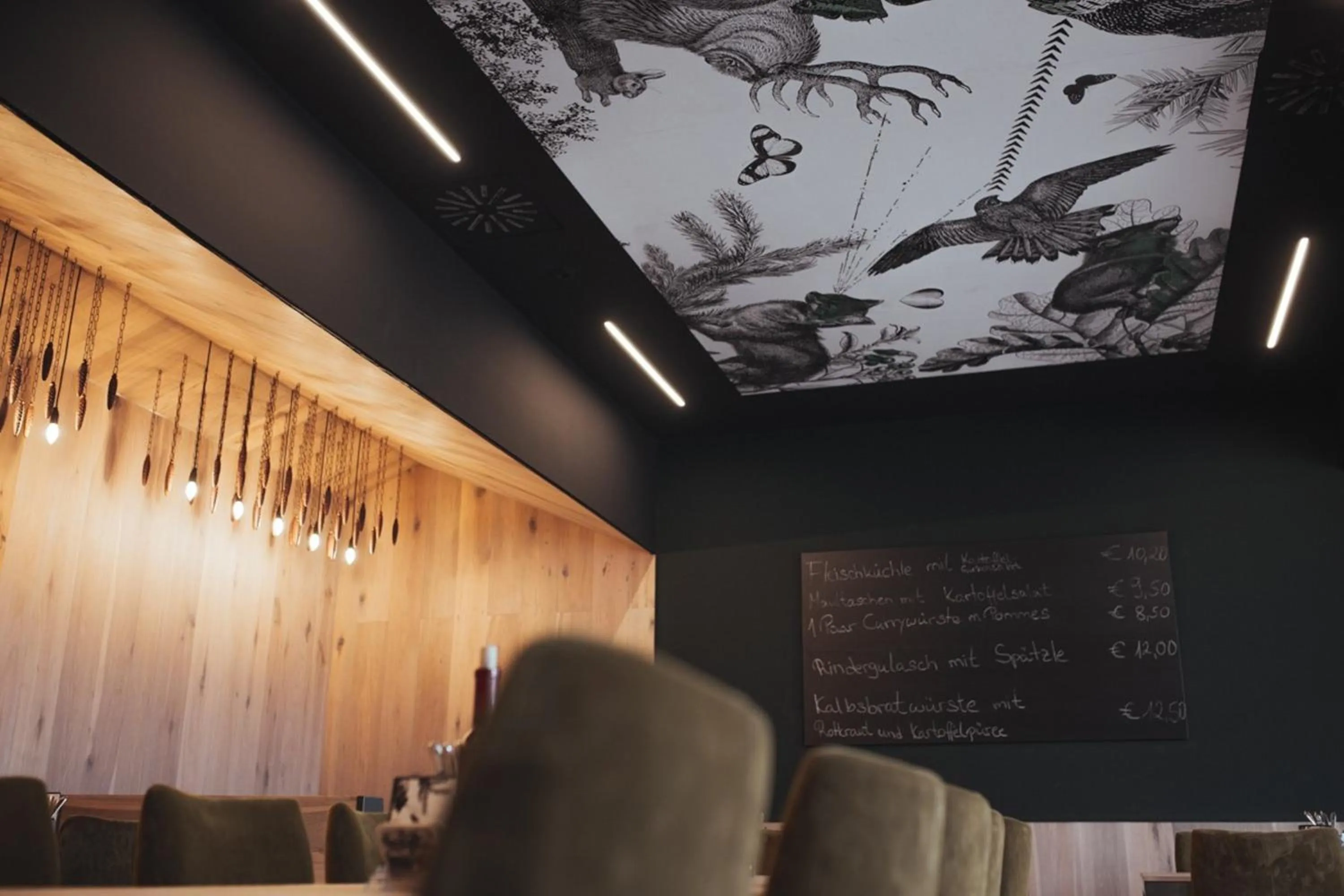 Decorative detail in Hotel Krone