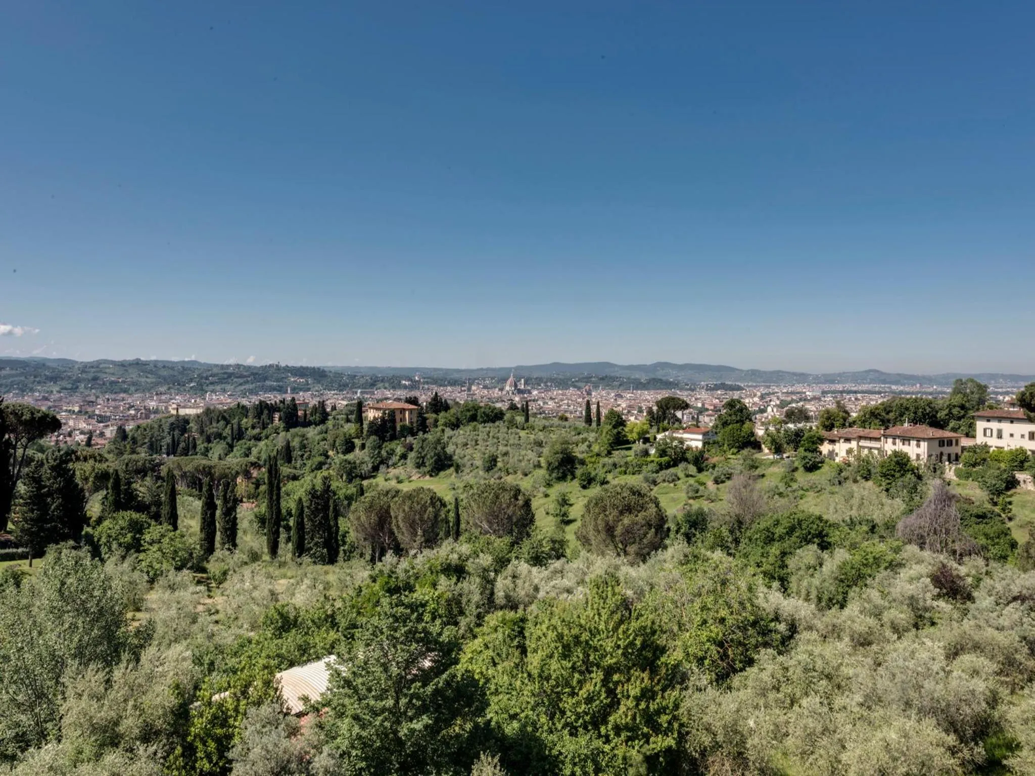 Bird's eye view in Villa La Stella