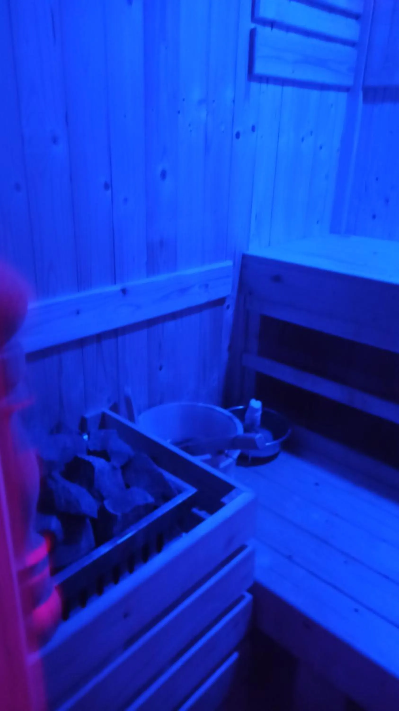 Sauna in Touch the Wind