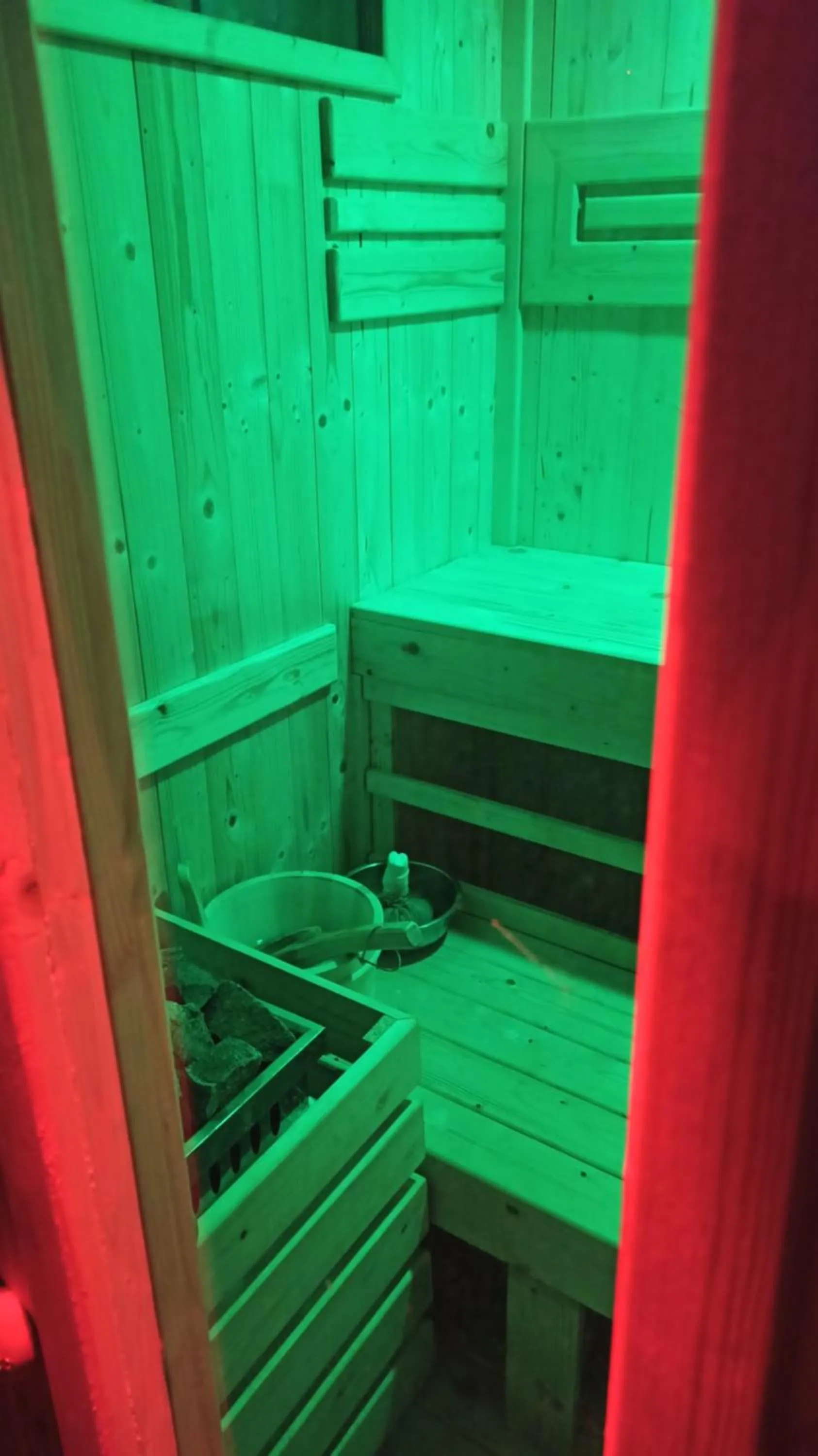 Sauna in Touch the Wind