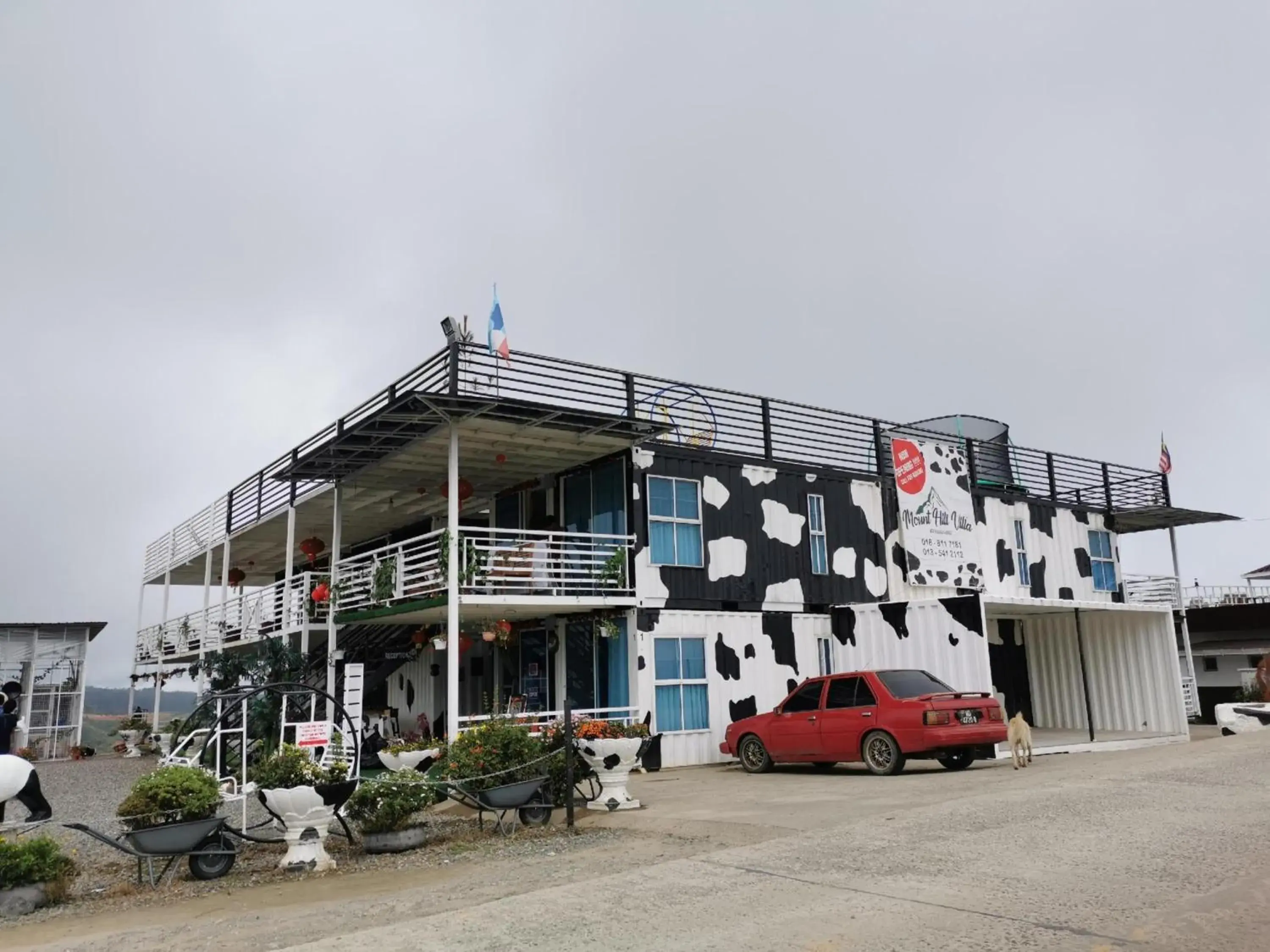 Property building in Hotel O Mount Hill Villa Kundasang Property building in Hotel O Mount Hill Villa Kundasang