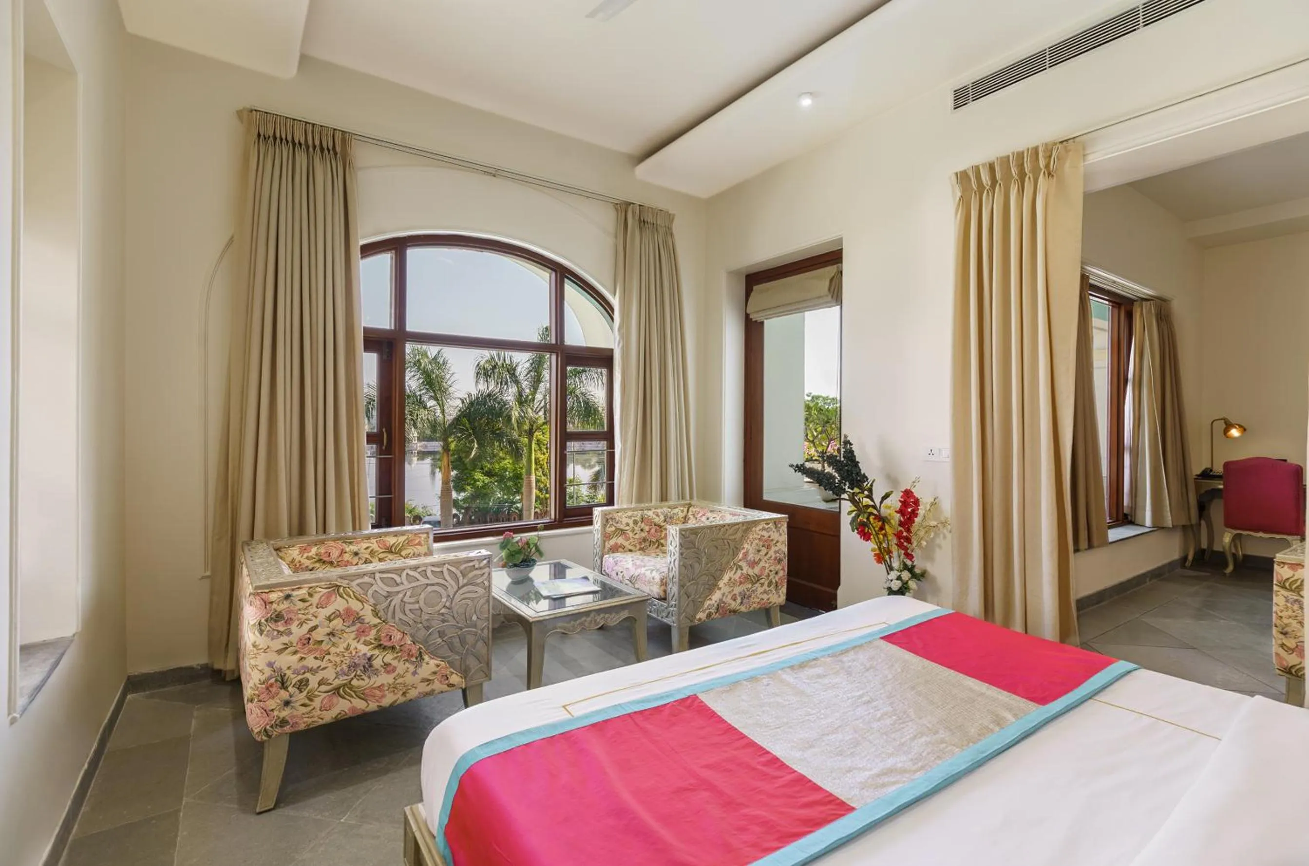View (from property/room), Bed in Brahma Niwas - Best Lake View Hotel in Udaipur
