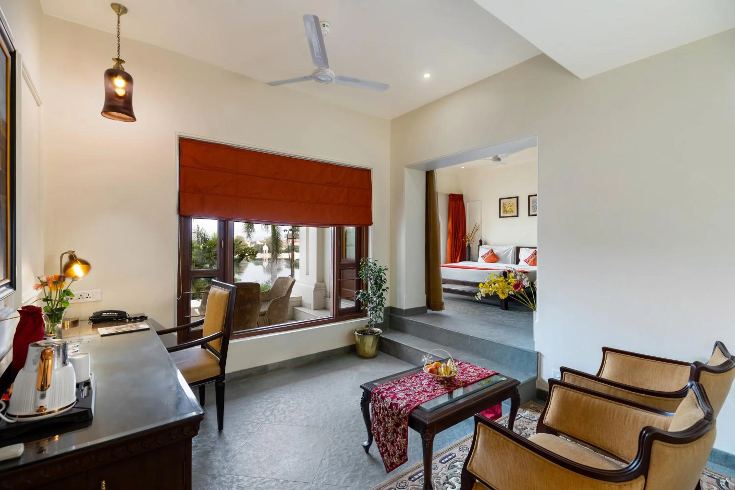 Bed in Brahma Niwas - Best Lake View Hotel in Udaipur