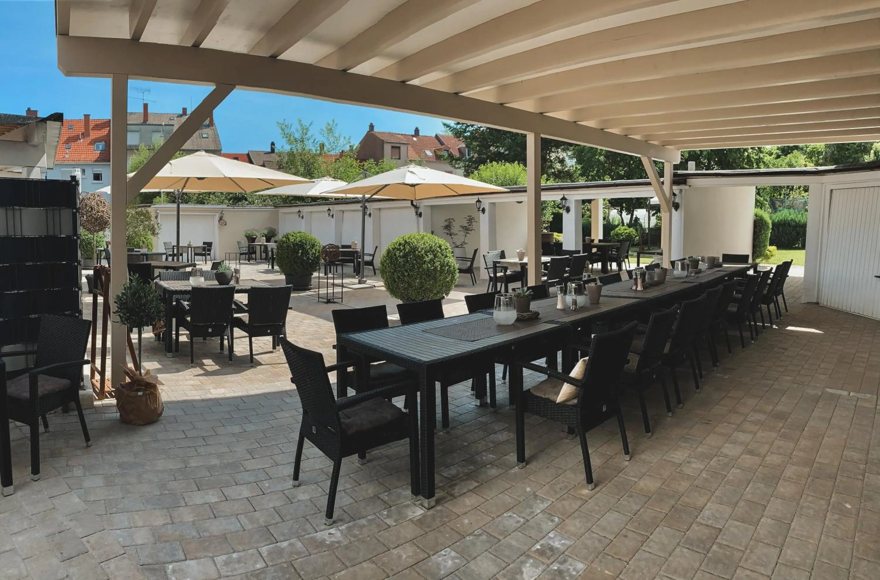 Patio in Hotel Restaurant Alt Pirmasens