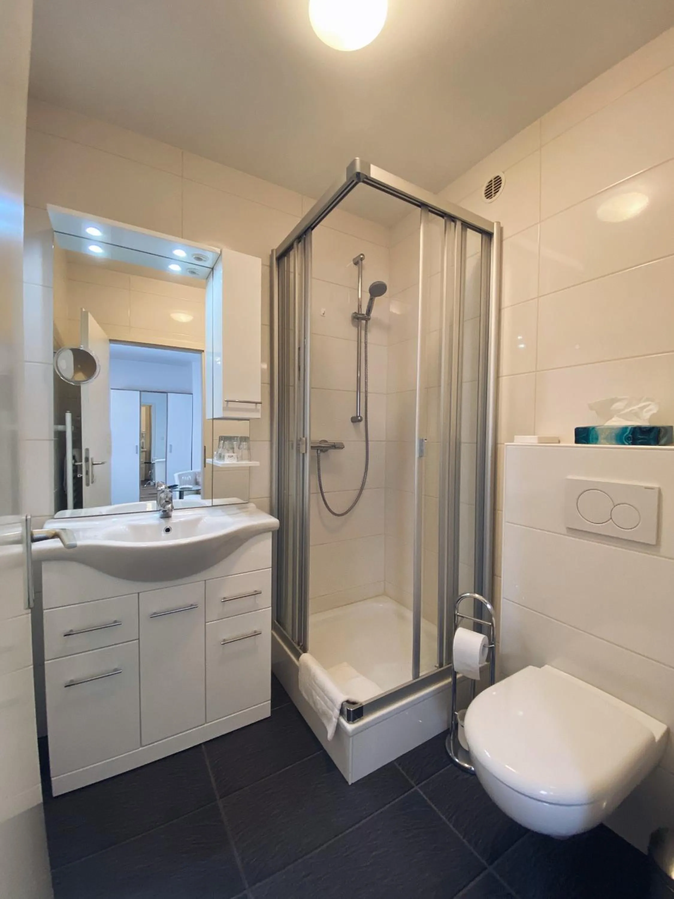 Bathroom in Hotel Restaurant Alt Pirmasens