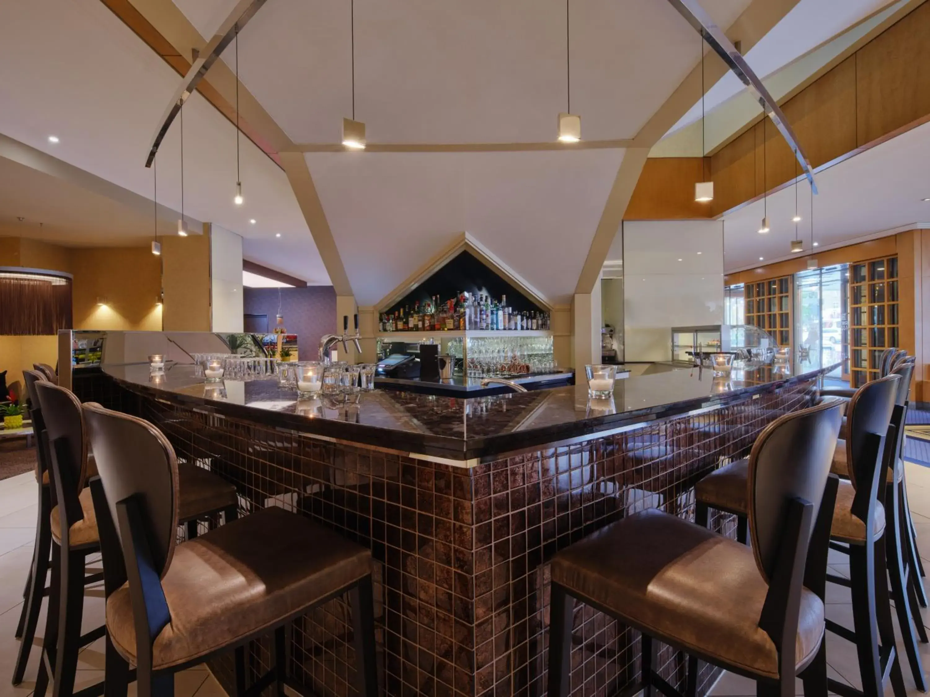 Lounge or bar in Steigenberger Graf Zeppelin Lounge or bar in Steigenberger Graf Zeppelin