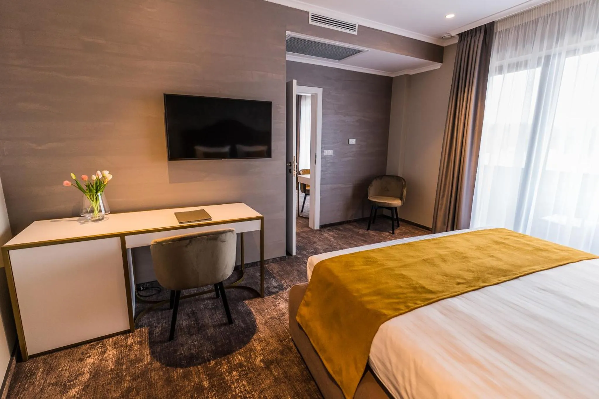 Bed in Hotel Aventus