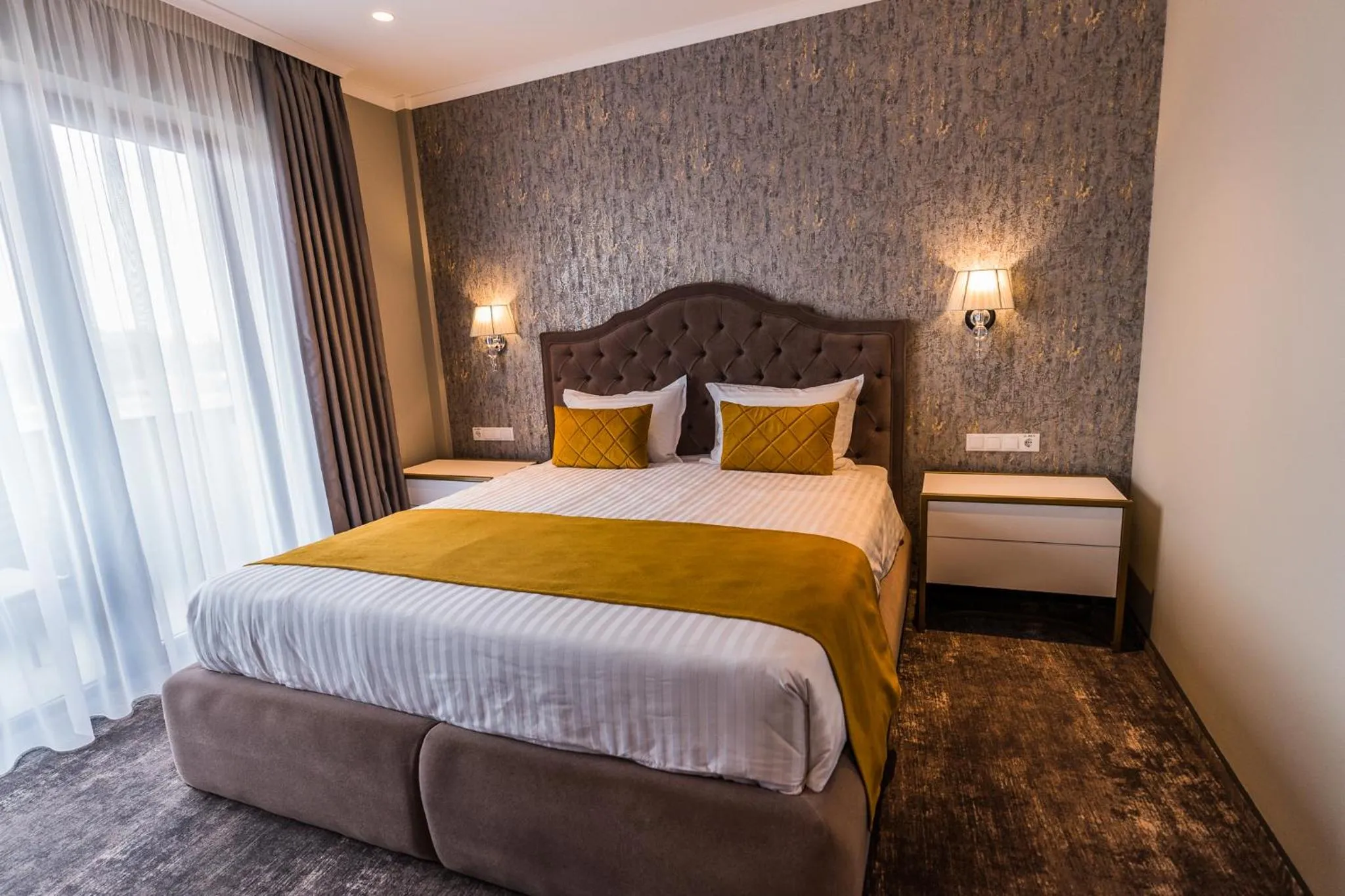 Bed in Hotel Aventus