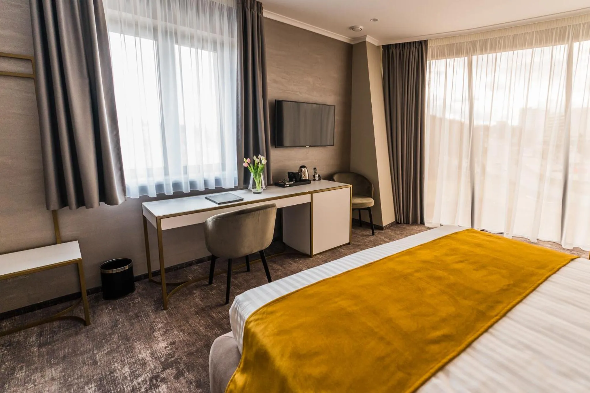 Bed in Hotel Aventus