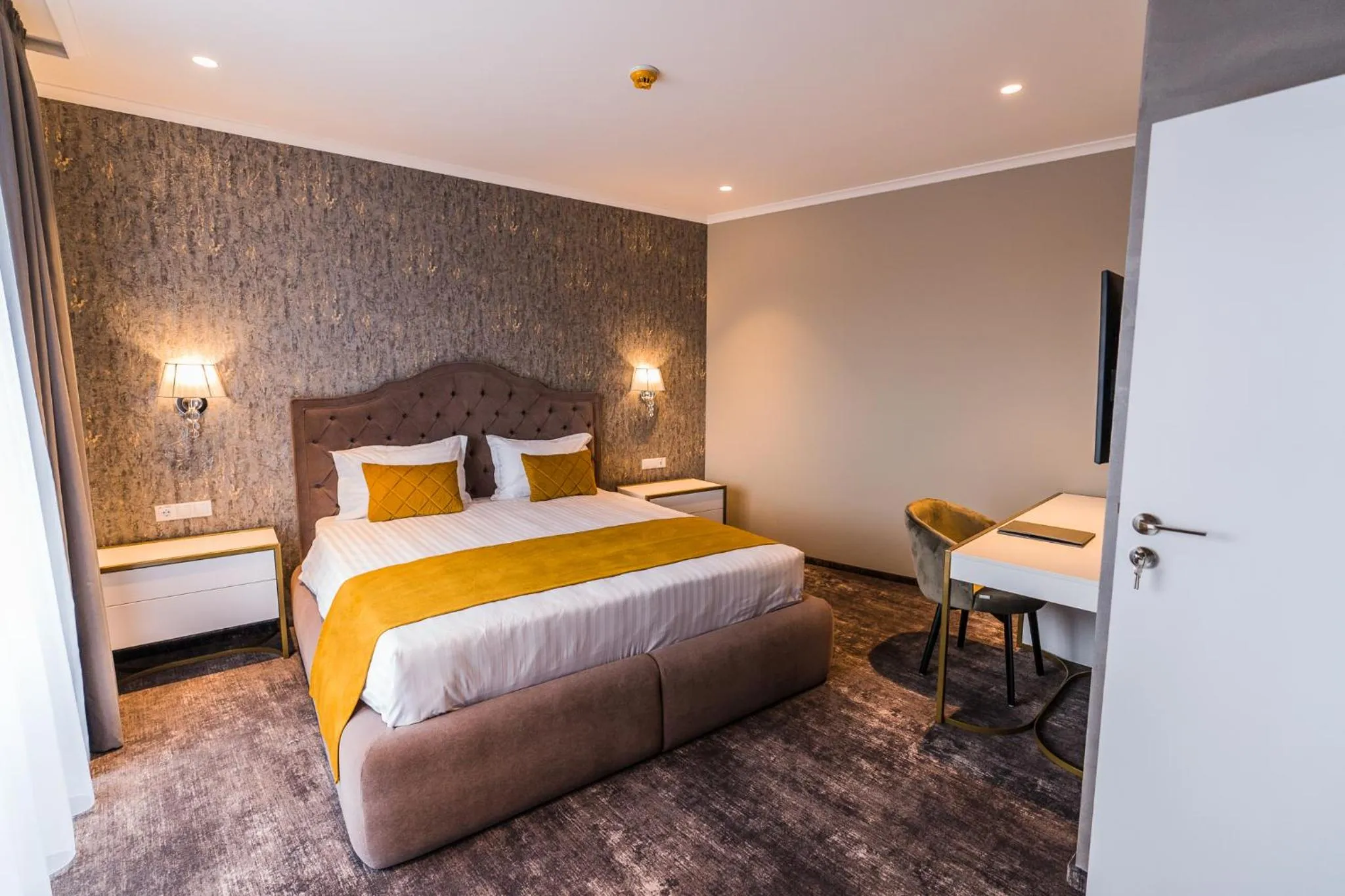 Bed in Hotel Aventus