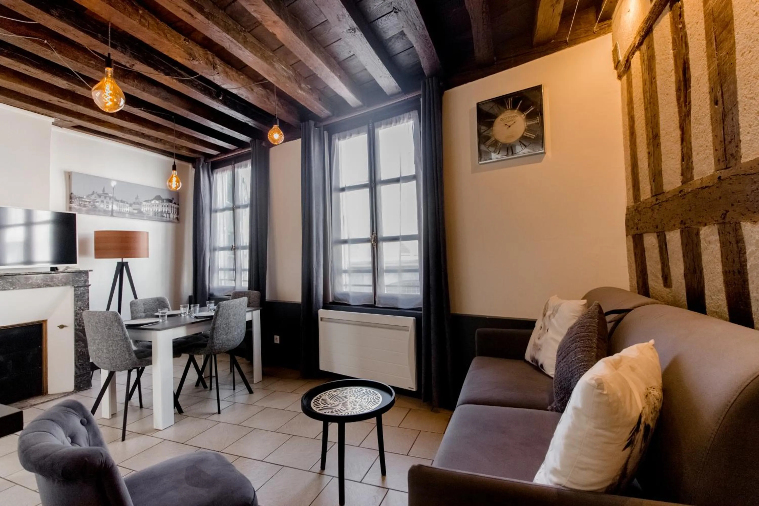 Living room in Au Bourg Neuf