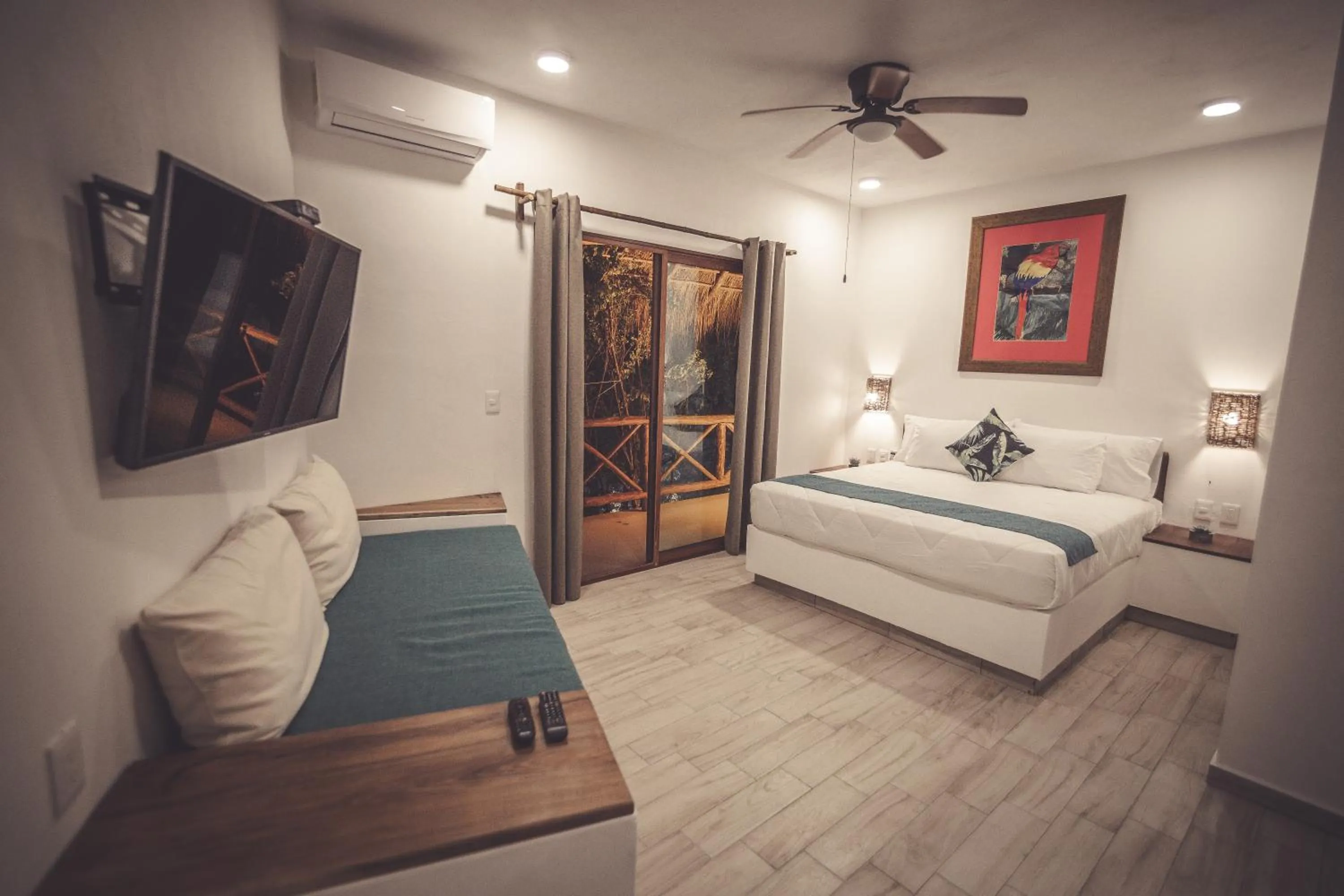 TV and multimedia, Bed in Aldea San Lam - Oasis Of Tulum