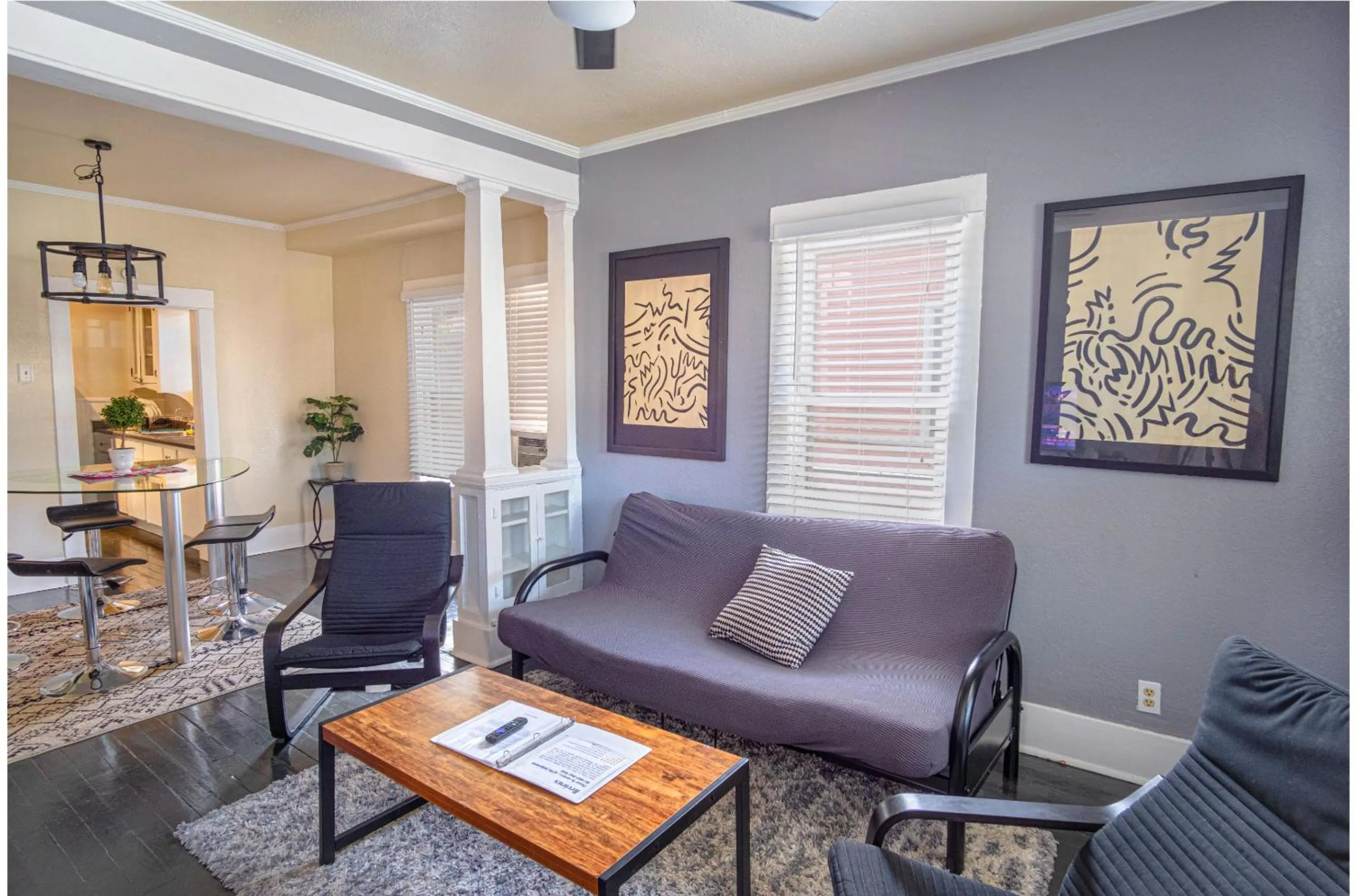 Living room in Brand New Listing! Cozy Historic House 5min*DT