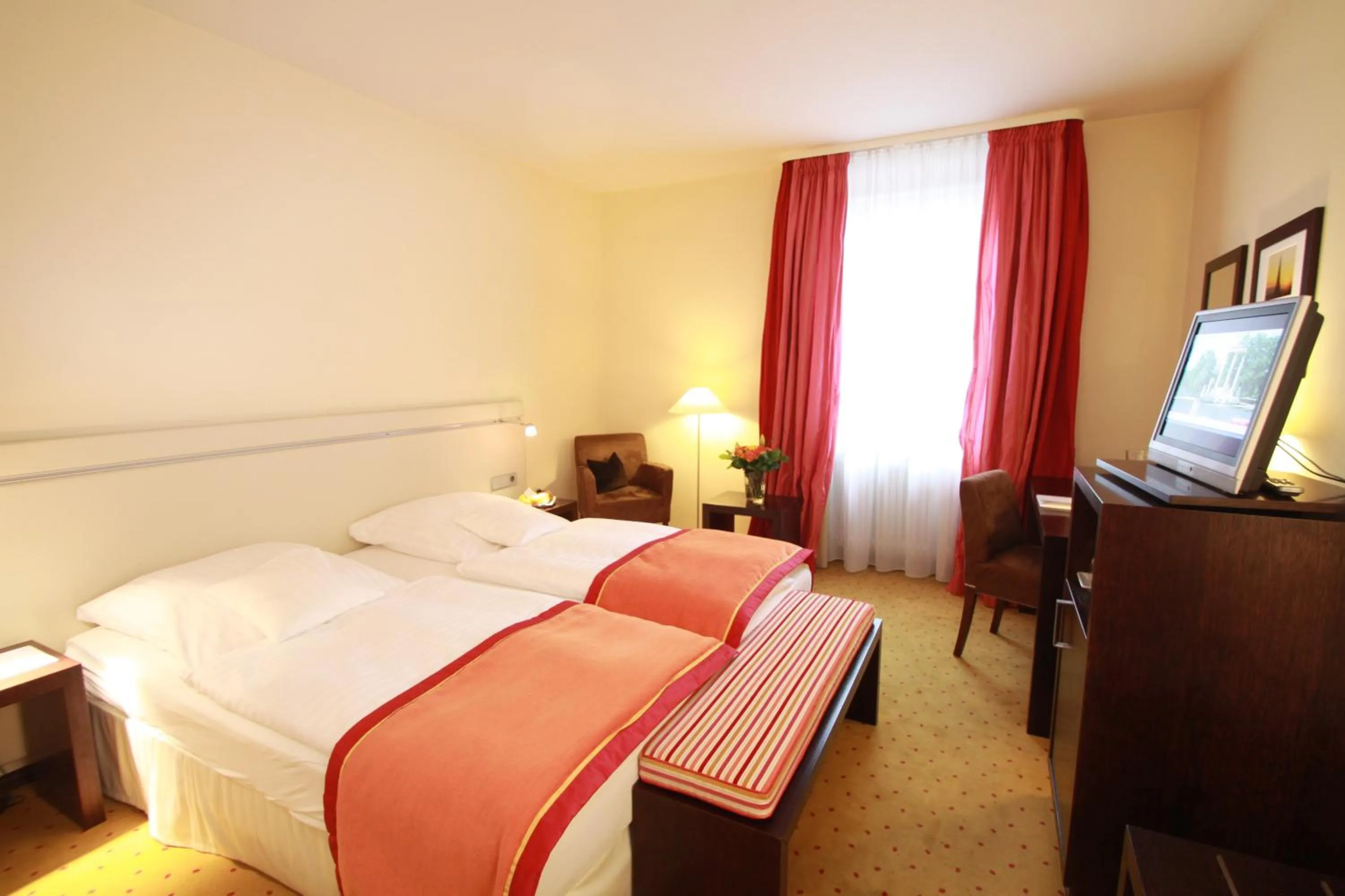 Photo of the whole room, Bed in Central Hotel