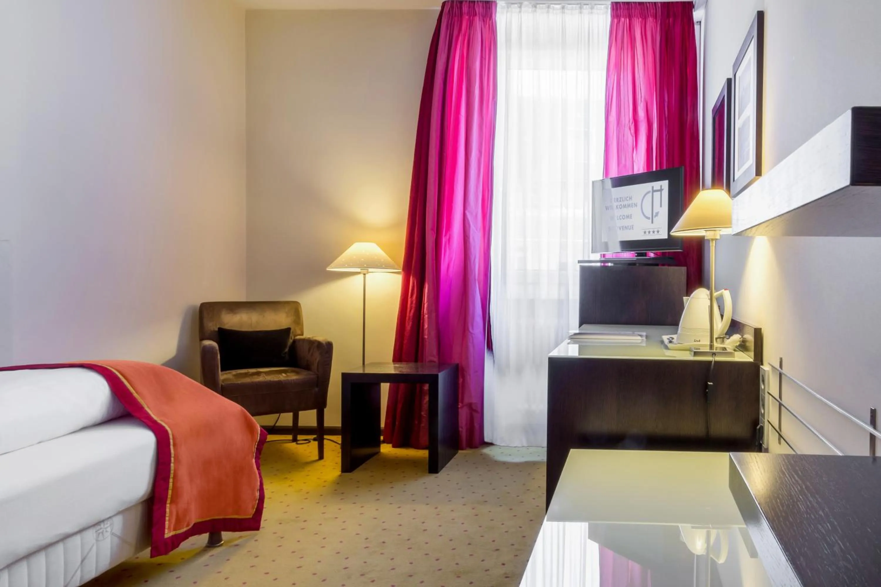 Photo of the whole room, Bed in Central Hotel