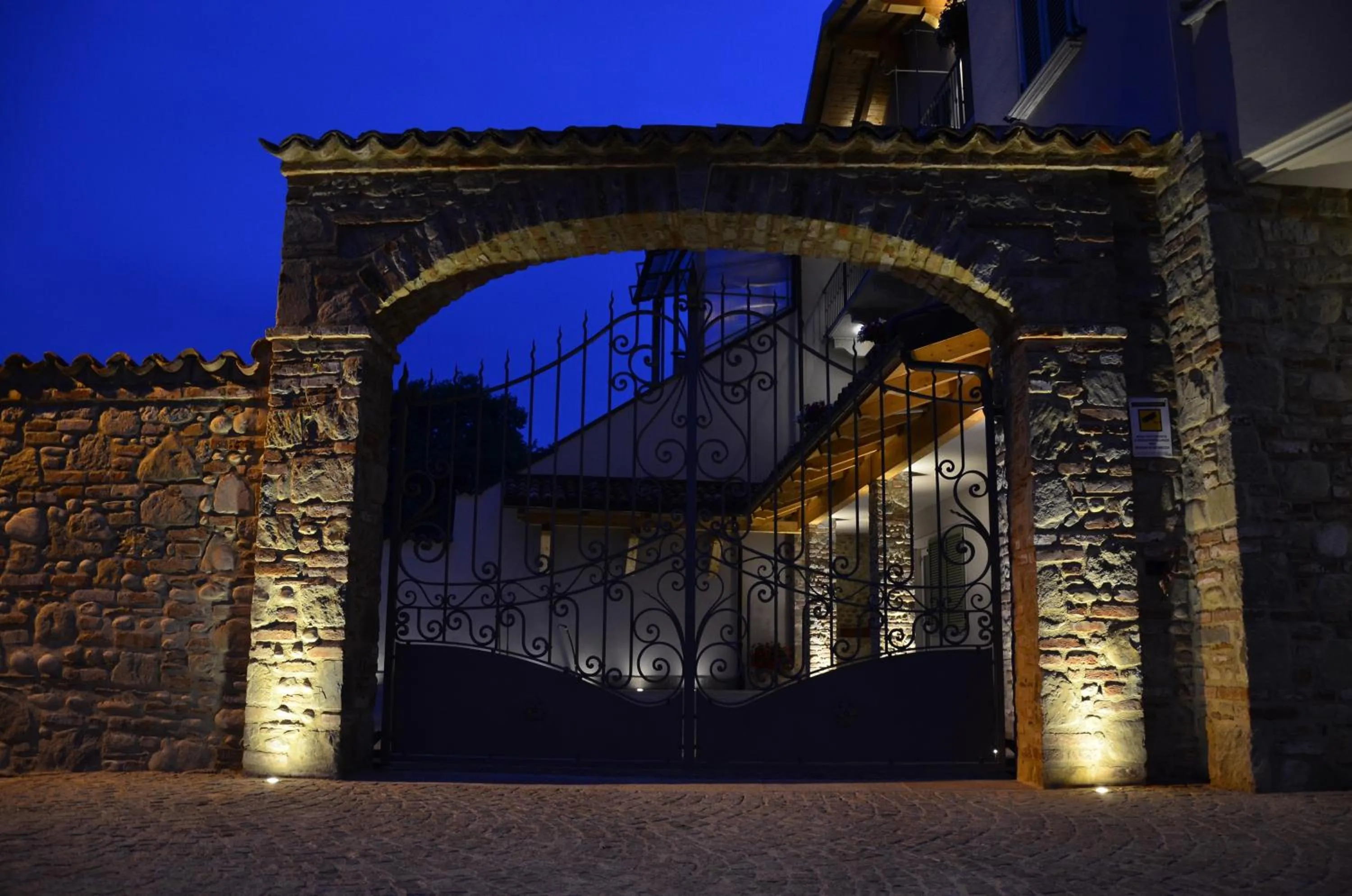 Facade/entrance in La Rocca