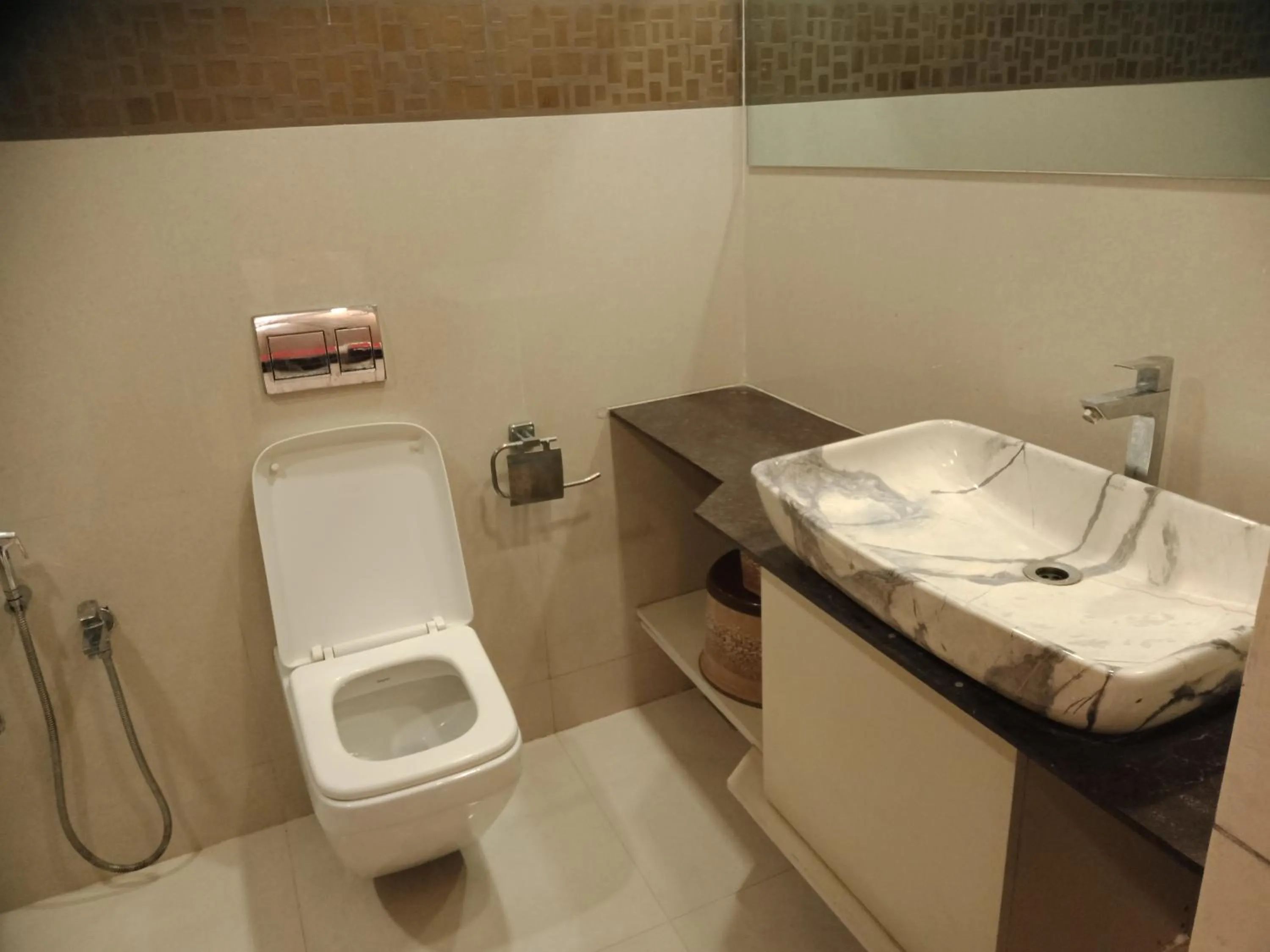 Toilet in HOTEL AIRPORT INN ONE