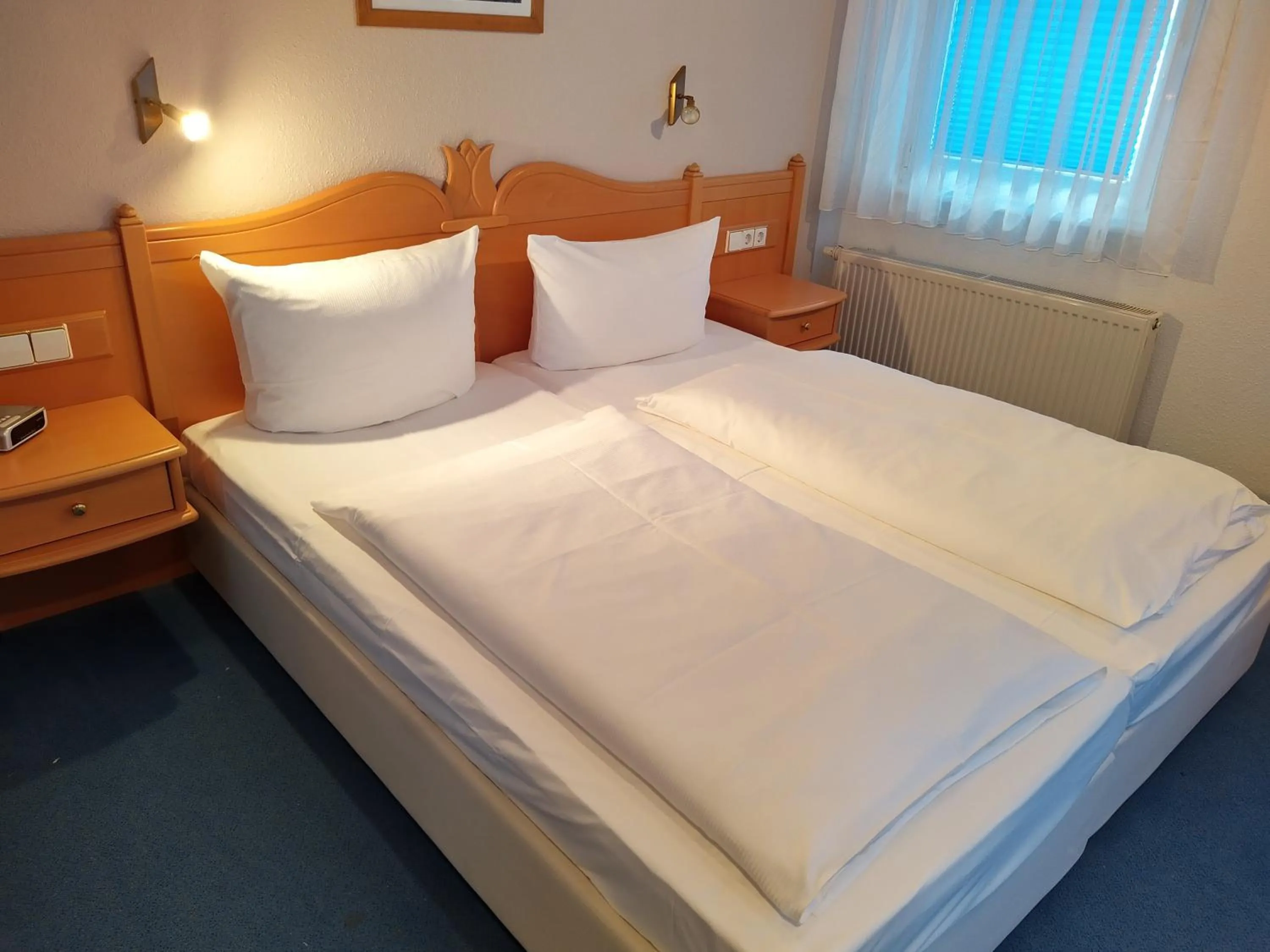 Bed in Hotel Faller