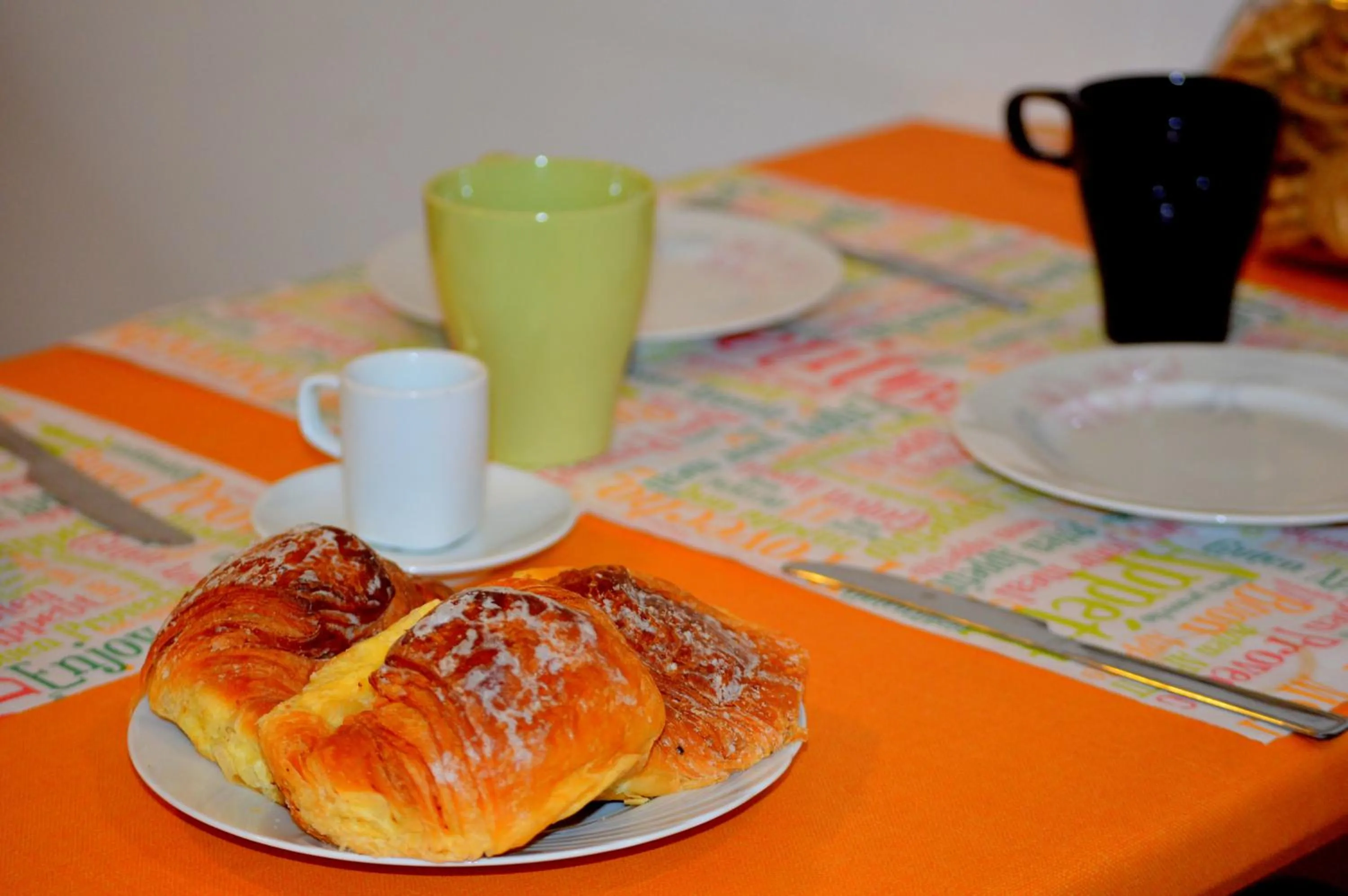 Italian breakfast in Check-Inn Rooms